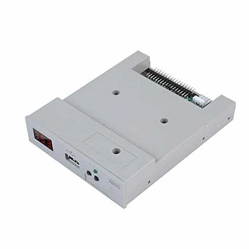 Ausla USB Diskettenlaufwerk, 3,5 Zoll, 1,44MB, FAT32 Format, Plug und Play, mit Hochsicherem Datenschutz