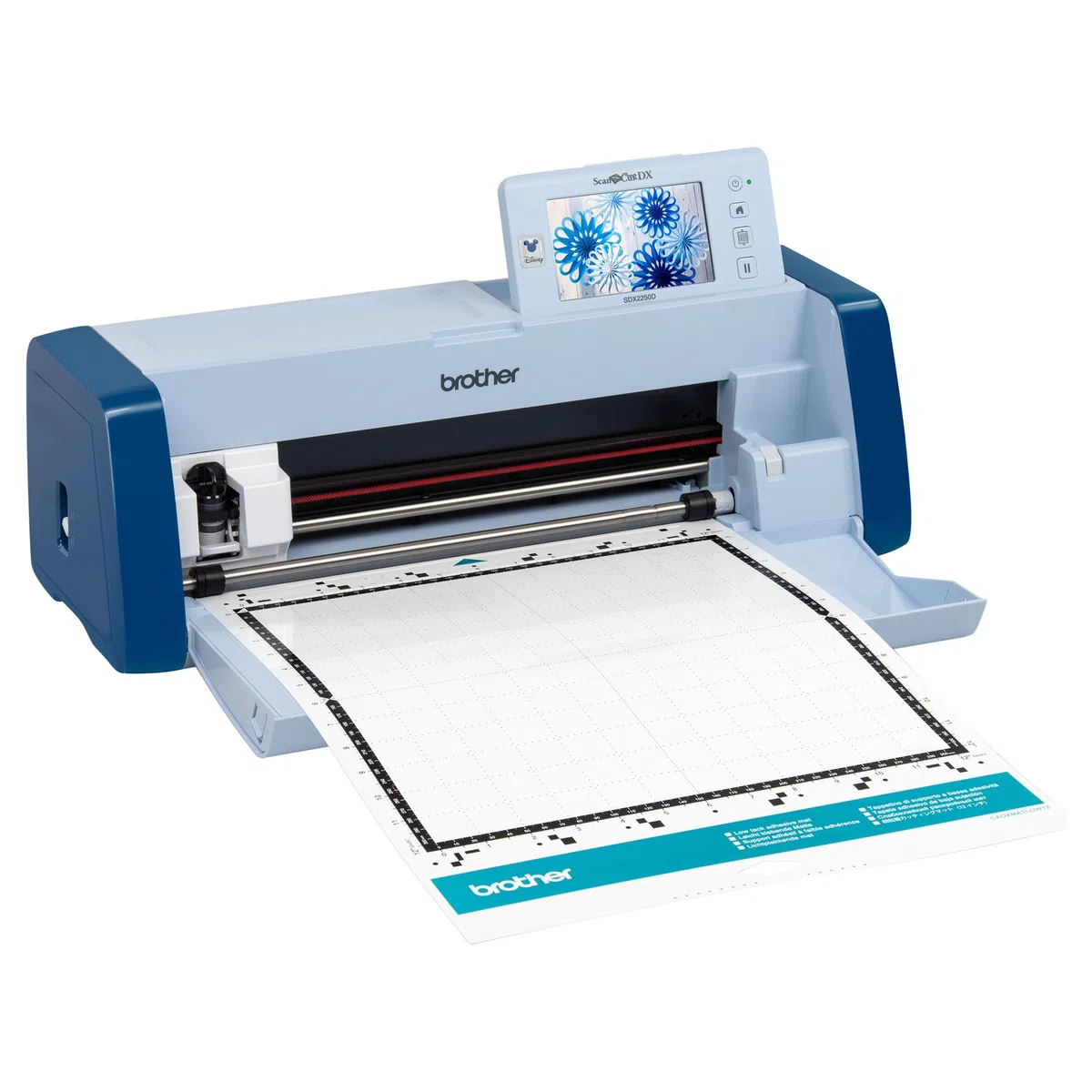 Brother ScanNCut DX SDX2250D, Disney-Schneide- und Plottermaschine, Scanner 600 DPI, 1485 integrierte Motive, WLAN-Konnektivität