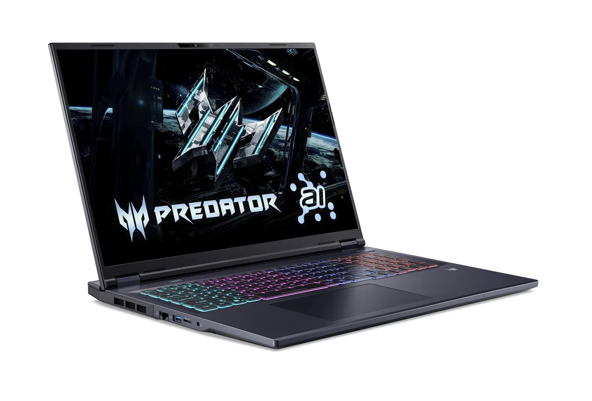 Acer Predator Helios Neo 16 AI (PHN16-73-9816) Gaming Laptop, 16" WQXGA IPS 240Hz Display, Intel Core Ultra 9 275HX, 32 GB RAM, 1 TB SSD, NVIDIA GeForce RTX 5070, Windows 11, QWERTZ Keyboard
