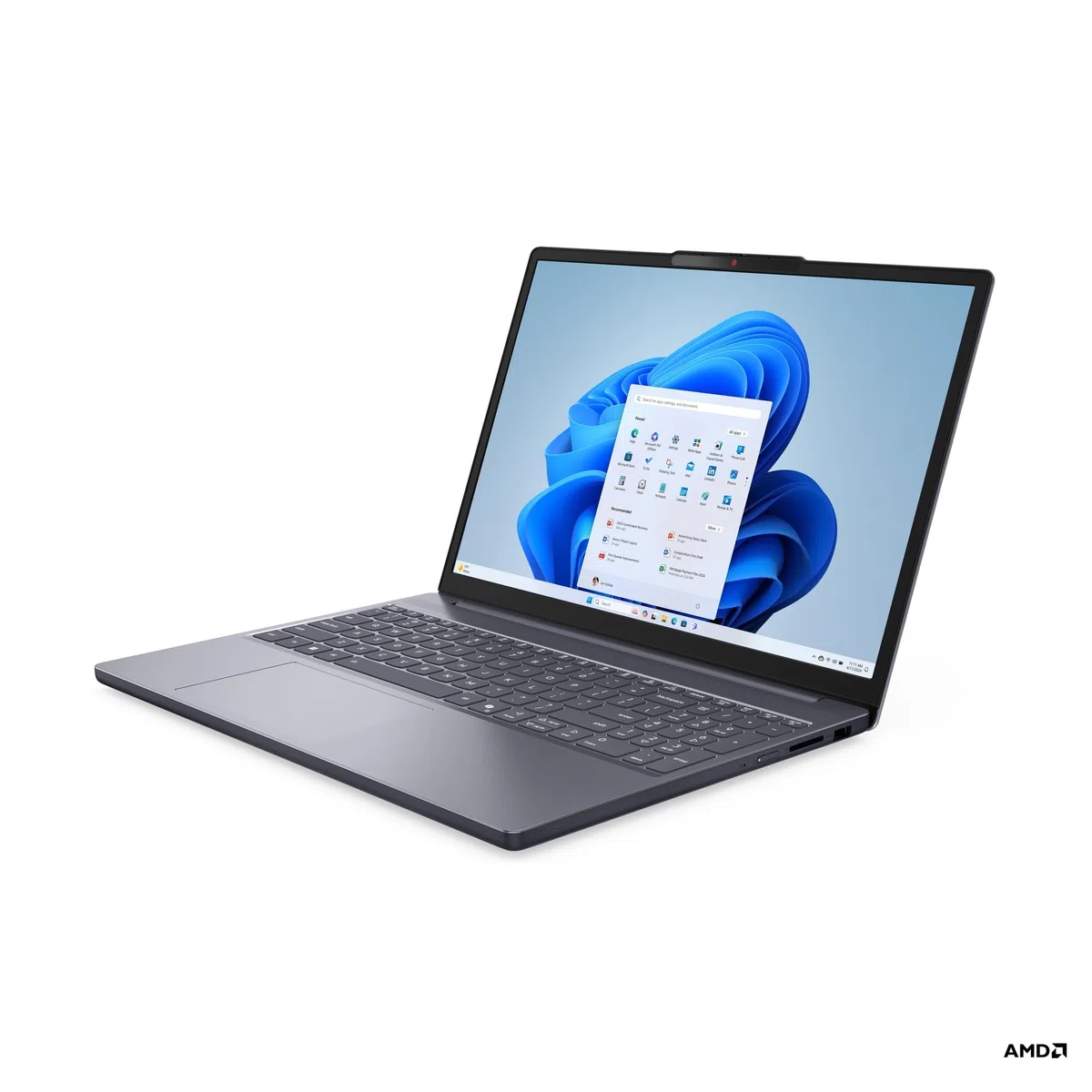 Lenovo IdeaPad Slim 3 Laptop 15.3" WUXGA AMD Ryzen 5 150 512GB SSD 16GB RAM Windows 11 Luna Grau