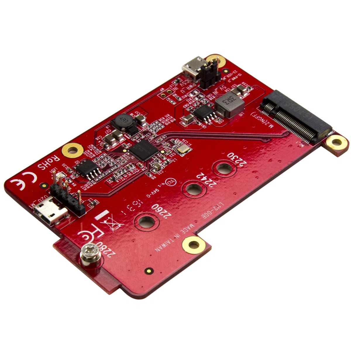 StarTech.com M.2 SATA USB Konverter NGFF SSD Adapter rot
