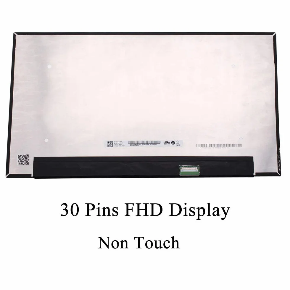 New 15.6" Laptop Screen Replacement For Lenovo 5D10Y75650, FRU 5D10Y75650, 5D10T77943 LED LCD FHD (1920 x 1080) IPS Matte Display Panel With 30 Pin Non-Touch