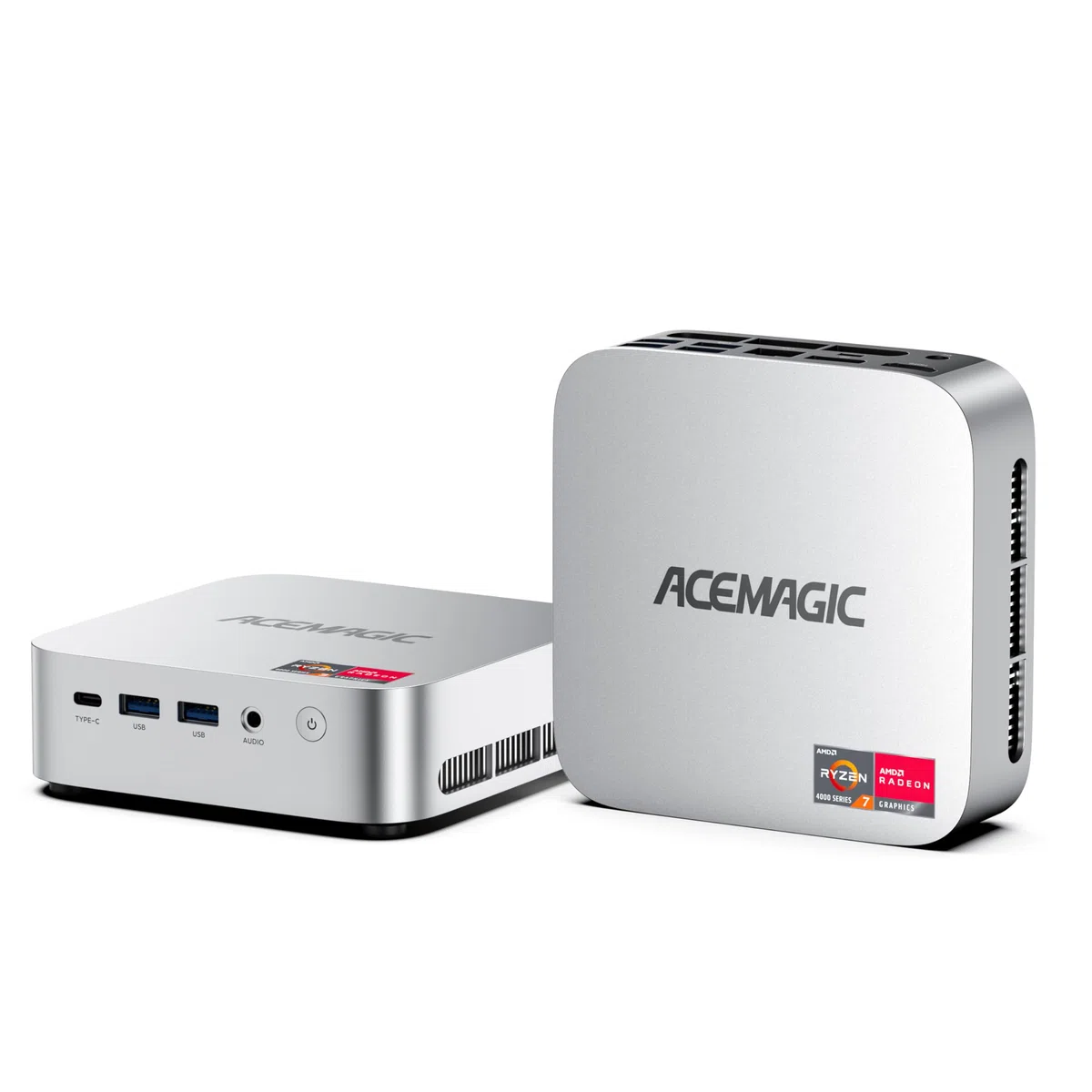 ACEMAGIC M1 Mini PC, AMD Ryzen 7 7735HS (8C/16T, bis zu 4.75GHz),16GB LPDDR5 (5500MT/s) 512GB MVME SSD Windows 11 Pro Mini PC mit AMD Radeon | 4K Triple Display |Type-C | WiFi6 | BT5.2