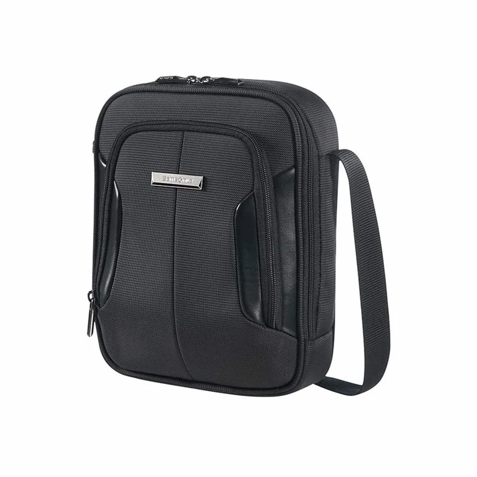 Samsonite XBR - Umhängetasche für Tablet 9.7 Zoll, 27 cm, 4.5 L, Schwarz (Black)