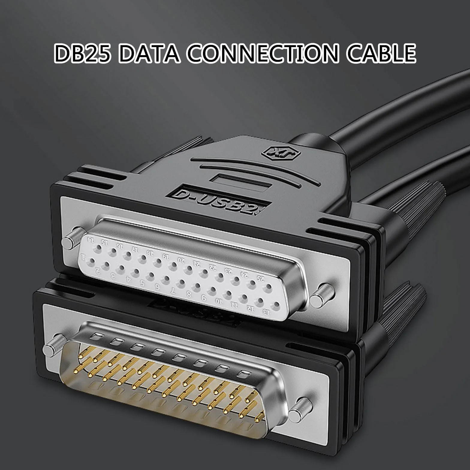 DB25 Verlängerungskabel Männlich/weiblich 25 Pin Verbindungskabel Paralleler Port Computerdrucker Datenlinie