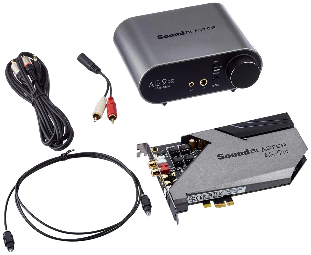 Creative Compatible Sound Blaster AE-9PE, High-End Soundkarte - DAC/PCIe
