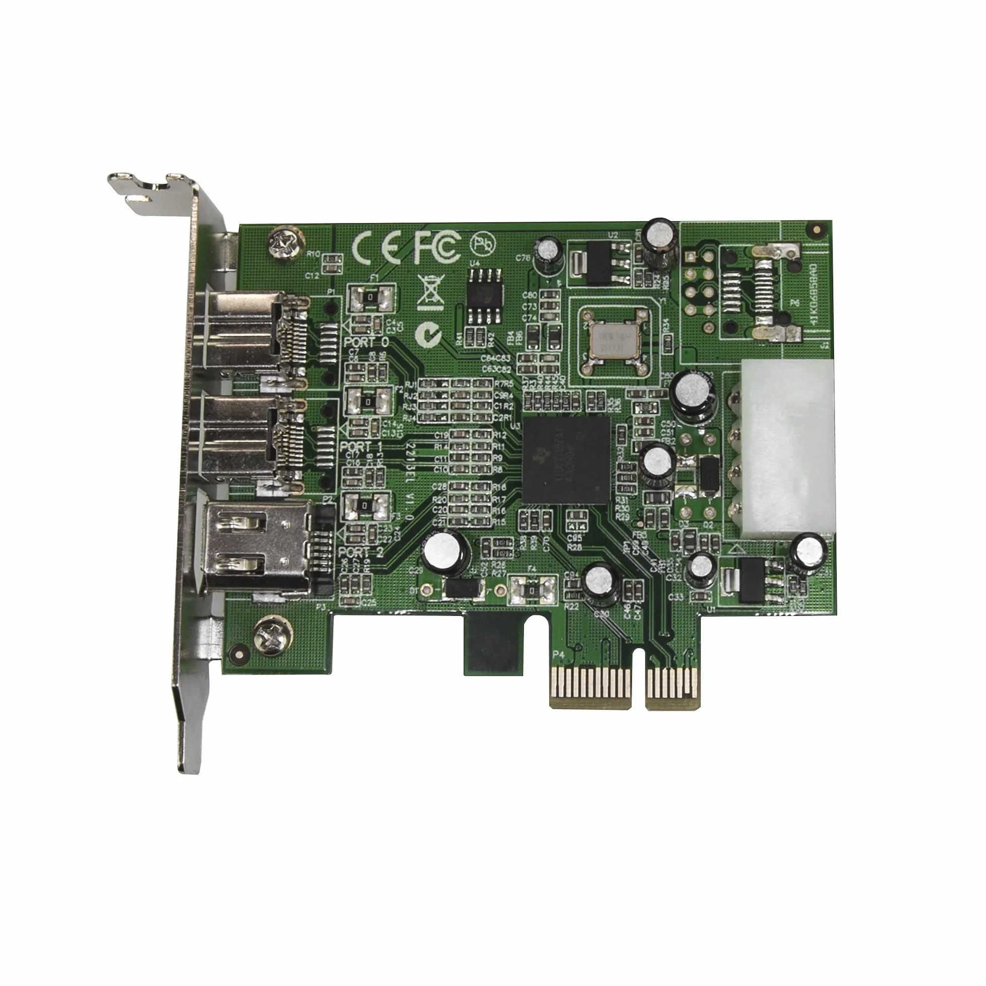StarTech.com 3 Port 800+400 FireWire PCI Express Schnittstellen Low Profile Combo Karte - PCIe 3 Port FireWire Card - PCI-e 1 x Firewire 400 1394A 2 x FireWire 800 1394B