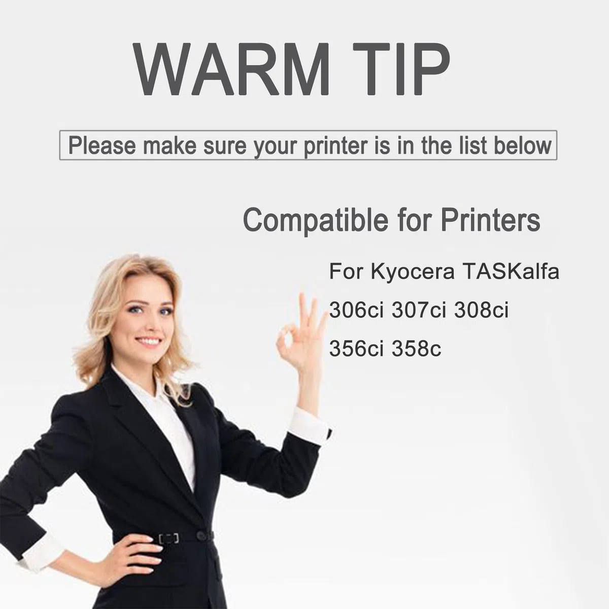 WT-5190 Tonerbox Kompatibel Für Kyocera TASKalfa 306ci 307ci 308ci 356ci 358c Drucker, 44000 Seiten,WT 5190-1 Pack