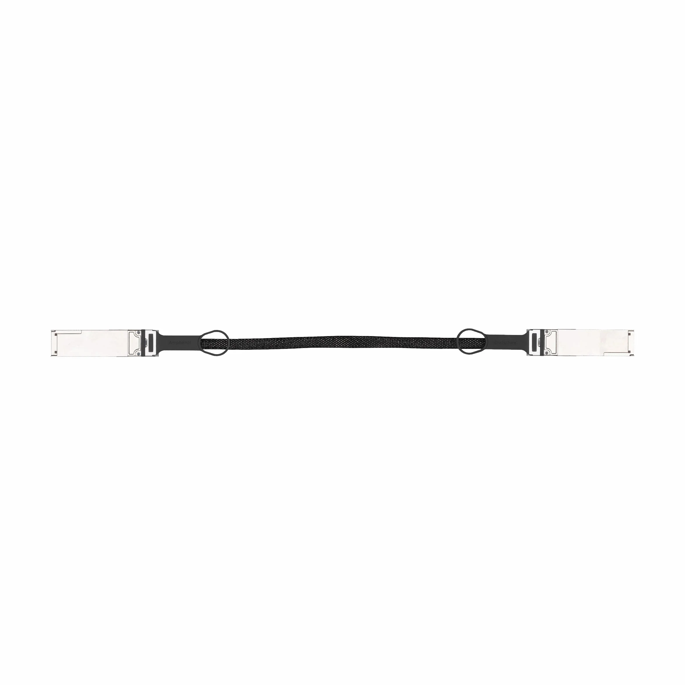 ASUS Ascent GX10 0,4 m (1,3 ft) 400G QSFP112 DAC-Kabel – Stapeln Sie zwei GX10-Einheiten für größere AI-Modelle, Kupfer-SAS/Glasfaserkabel, bis zu 400 G Bandbreite (112 GB pro Lane), DGX Spark