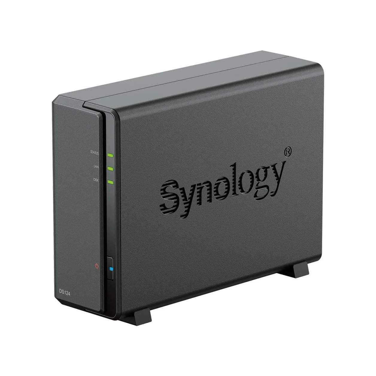 Synology DS124 1-Bay Diskstation NAS (Realtek RTD1619B 4-Core 1.7 GHz 1GB DDR4 RAM 1xRJ-45 1GbE LAN-Port) 4TB Bundle mit 1x 4TB Seagate IronWolf HDD
