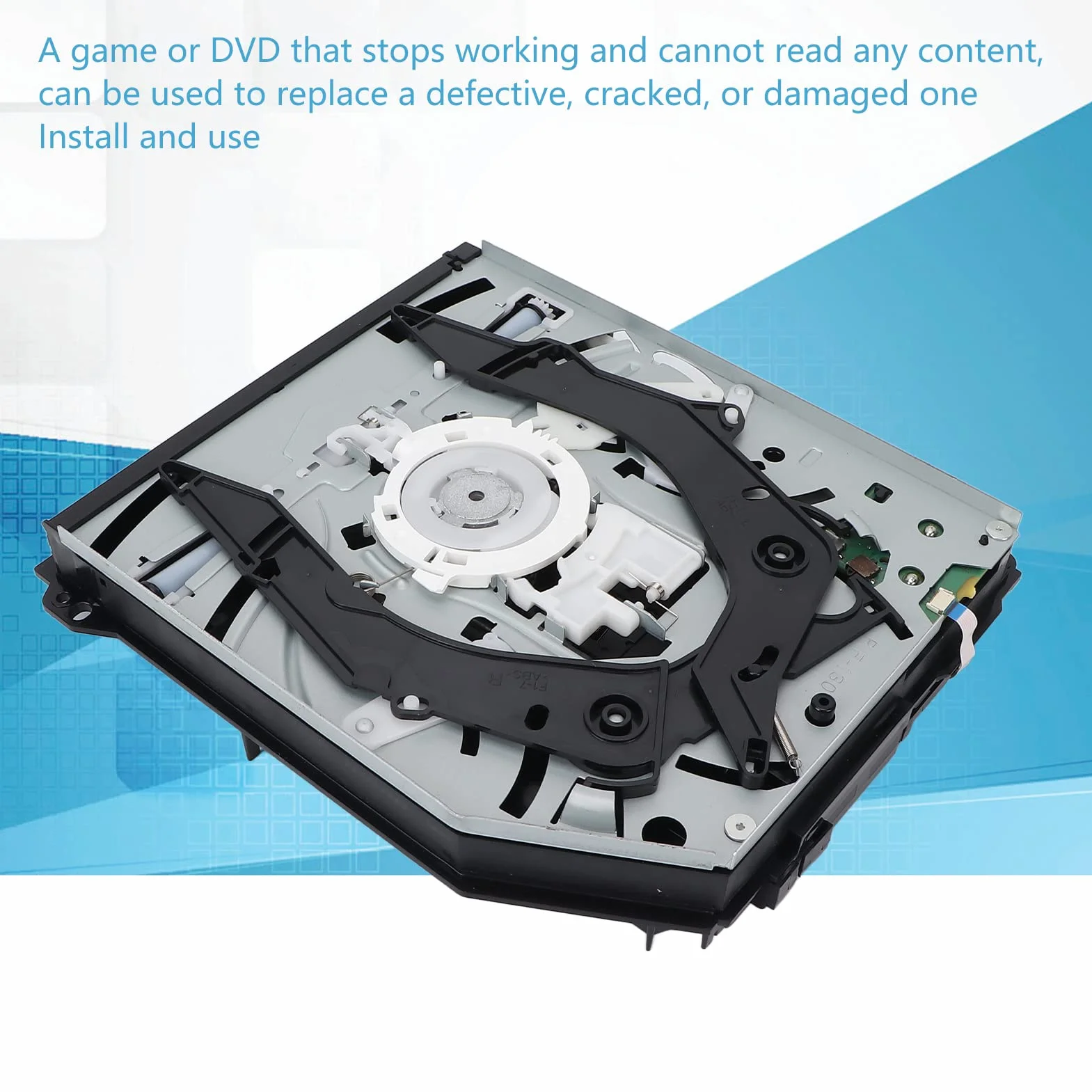 Dioche Cuh 1216A Disc Drive Disk Drive Replacement ABS+Metal for 1200 DVD Drive Professional Optical Drive Replacement Repair Part for Cuh-120Xx Series