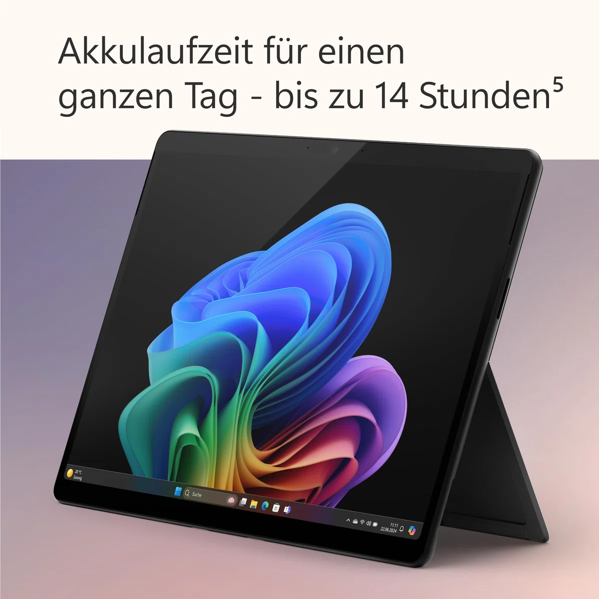 Microsoft Surface Pro 11. Edition Copilot+ PC 13" OLED Touchscreen Snapdragon X Elite 16GB RAM 256GB SSD Schwarz