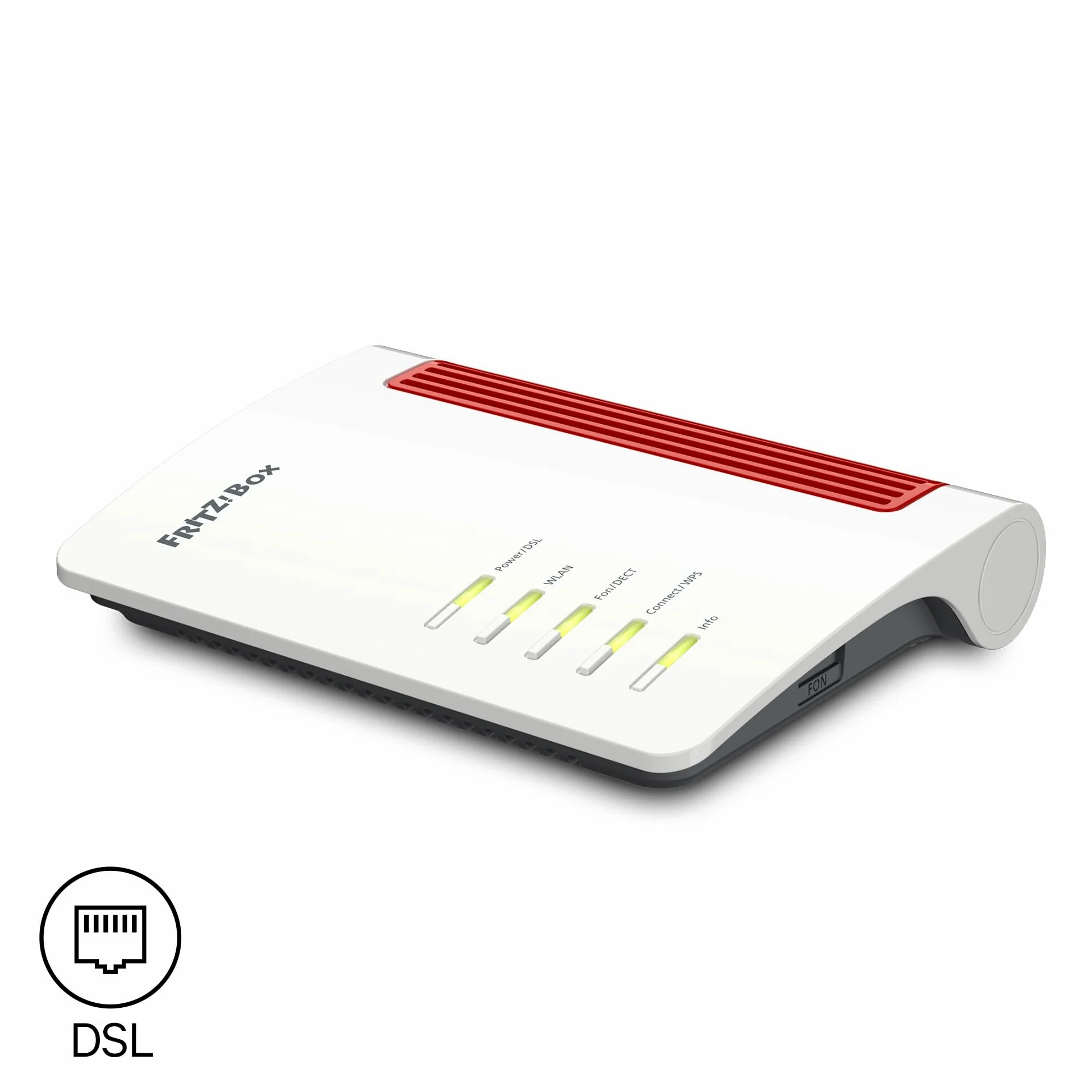 FRITZ!Box 7530 AX DSL-Router Wi-Fi 6 bis zu 2.400 MBit/s WLAN Mesh Smart Home Telefonie Zentrale