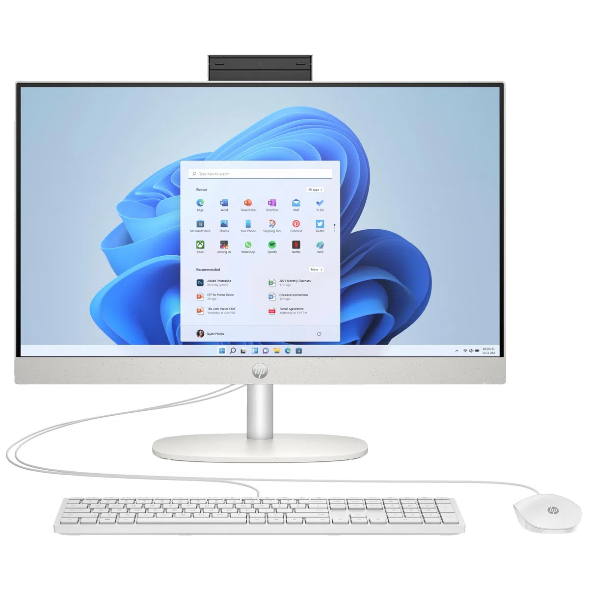 HP All-in-One 24-cr0009ng 23.8" FHD・Ryzen 3 7320U・8GB RAM・512GB SSD・Win11 Home (A04VWEA#ABD)