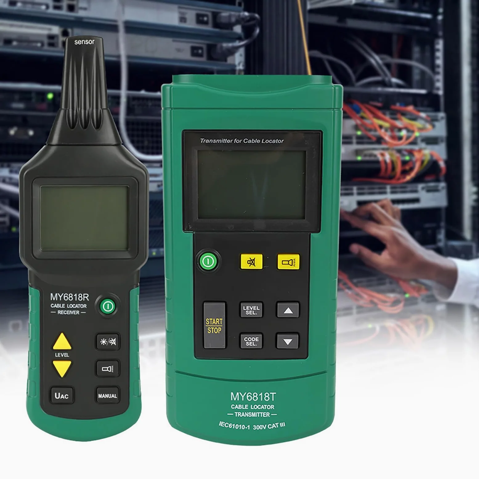 Akozon Wire Tracker Testkabel Netzwerkkabel MS6816 Professioneller Kabel Tracker Metallrohr zur Positionierung von Detektoren Netzwerkkabel Tester
