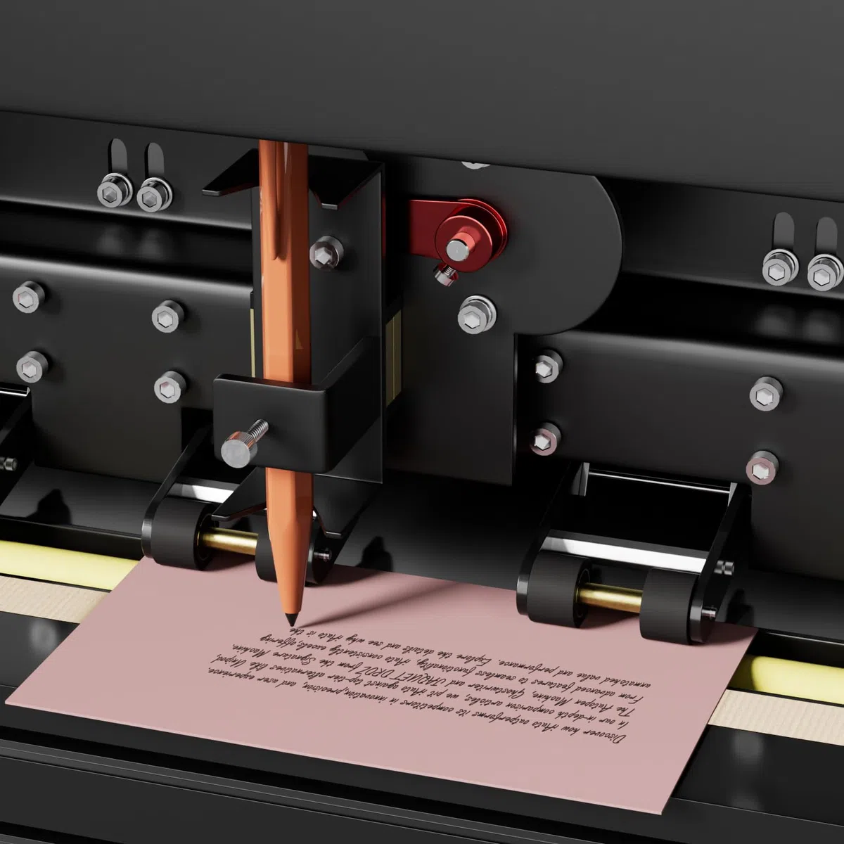 iAuto Pen Plotter Handschriftmaschine mit automatischem Papiereinzug, automatische Signaturmaschine Schreibmaschine für Briefe, 2 x 57mm Schrittmotor auf Industrieniveau, Standard Version