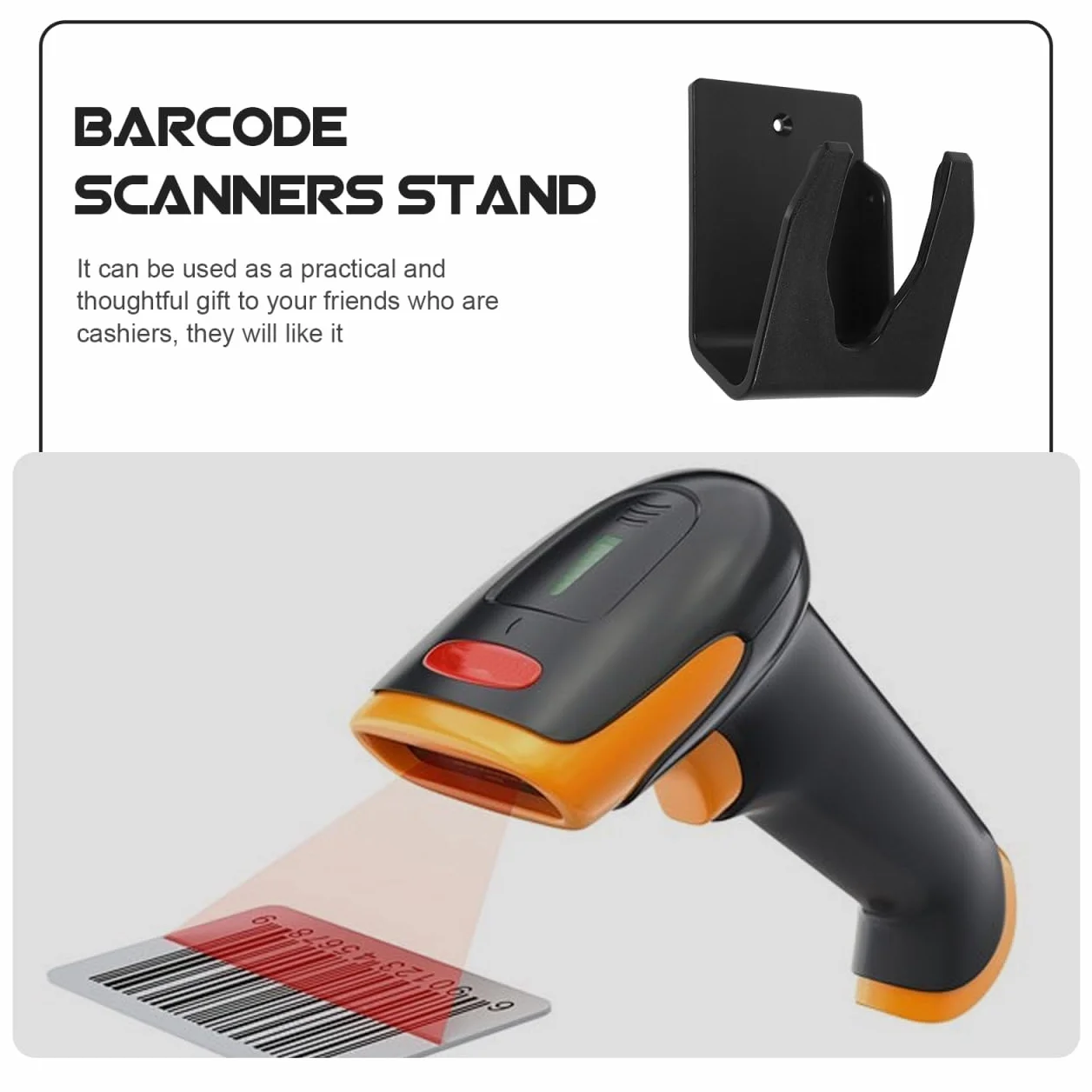 Didiseaon 5 Sets Barcode Scanner Halterung Für Schreibtisch Stabiler Halter Für Handscanner Universeller Barcode-Scanner Ständer Für Supermarkt Einzelhandel Und Bibliothek Kompakt Und Langlebig
