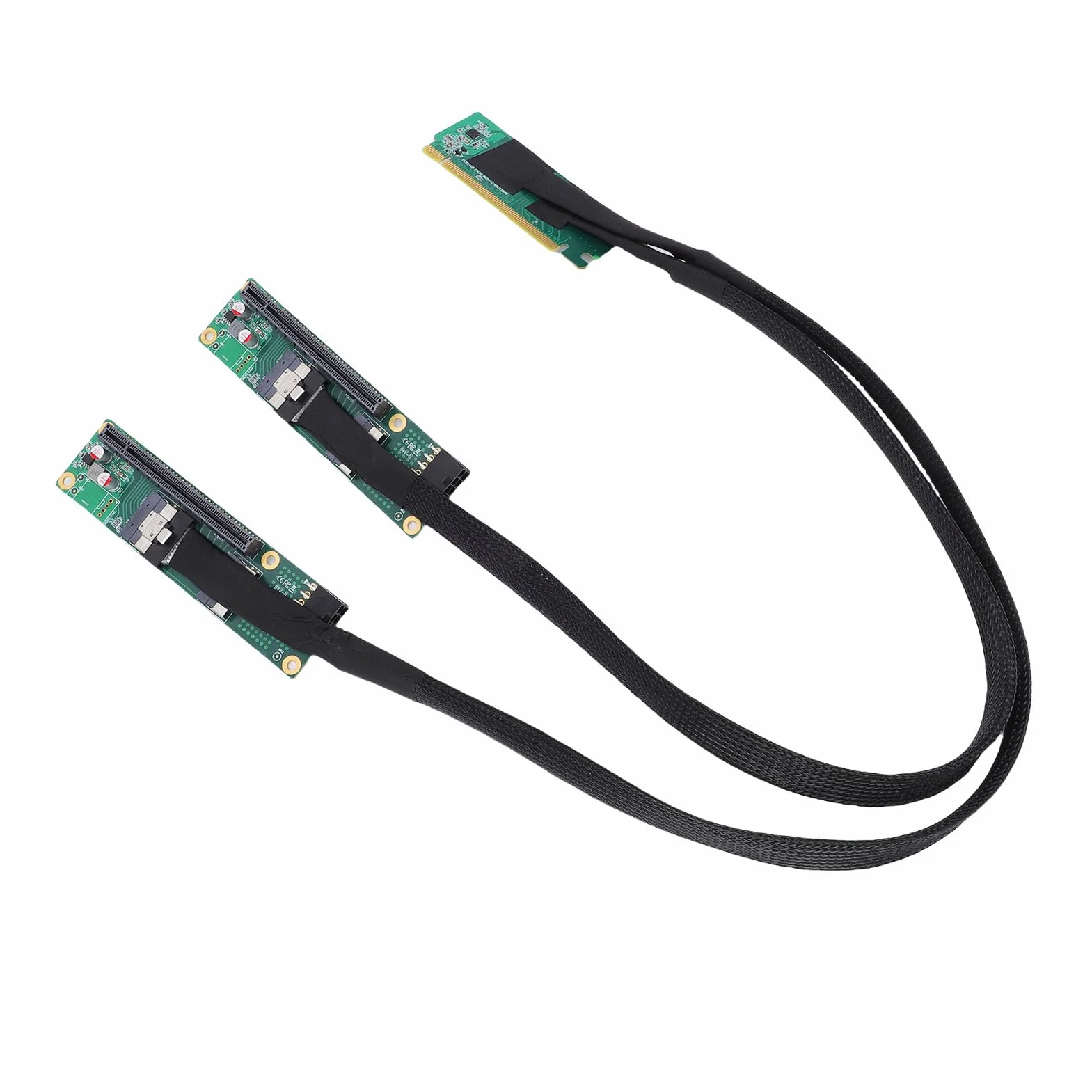 Vielseitiges PCIe 4.0-zu-SFF-8654-Extender-Adapterkabel, Hohe Leistung für Nahtlose Upgrades