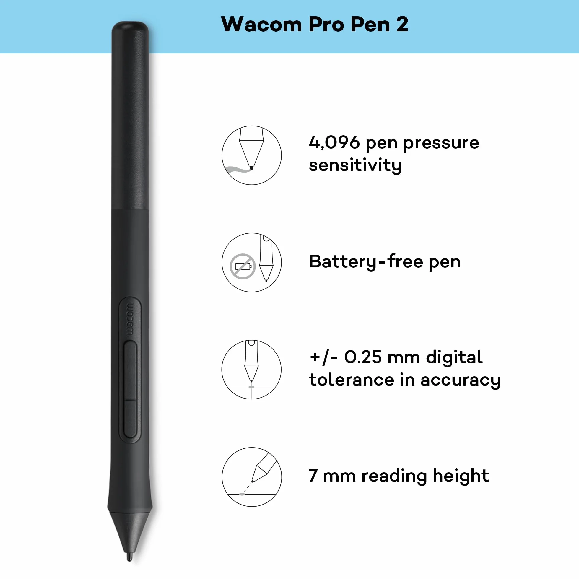 Wacom Intuos Small Zeichentablett - Tablet zum Zeichnen & zur Fotobearbeitung mit druckempfindlichem Stift schwarz - Ideal für Home-Office & E-Learning