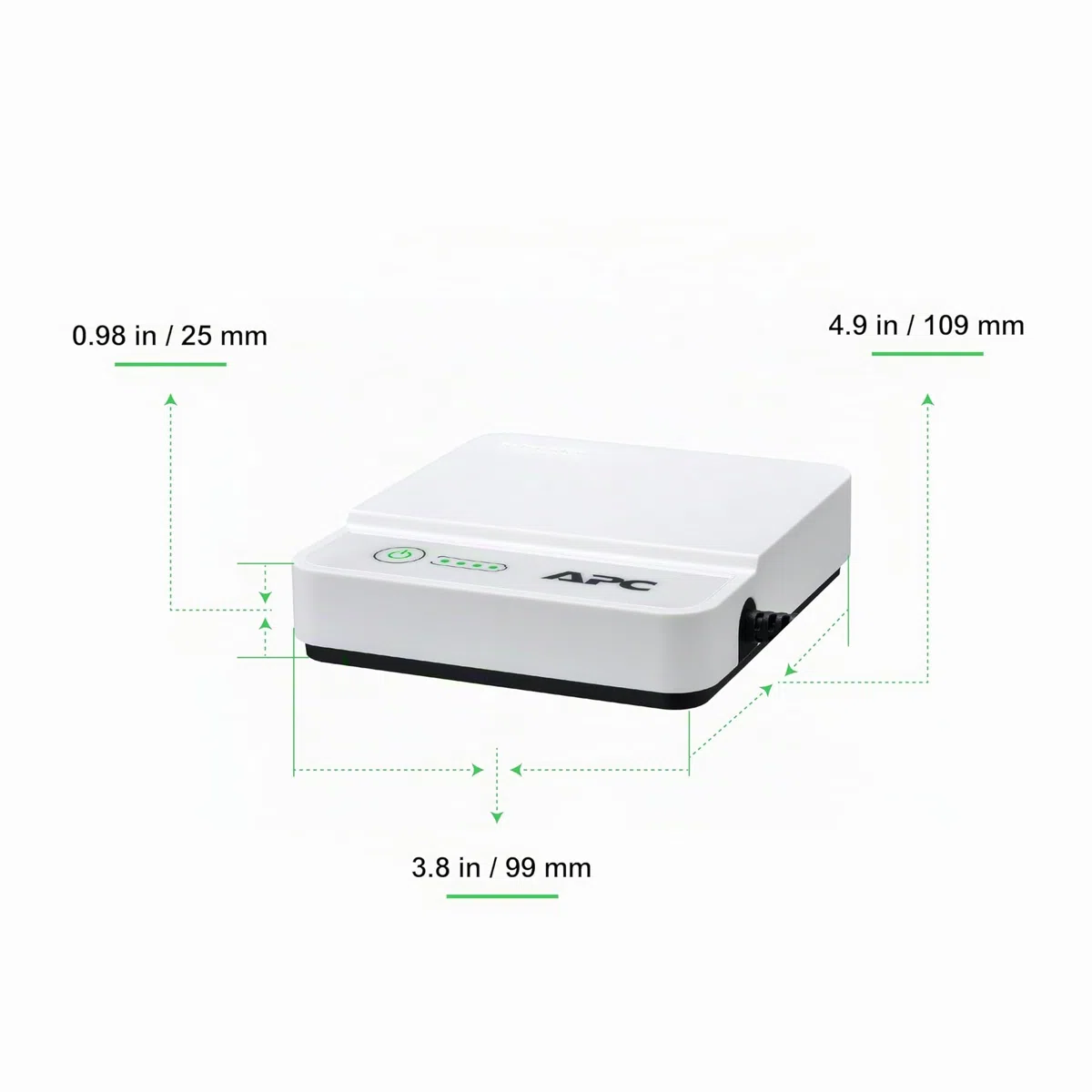 APC Back-UPS Connect 12V DC 36W CP12036LI Lithium-Ionen Mini-Netzwerk-USV