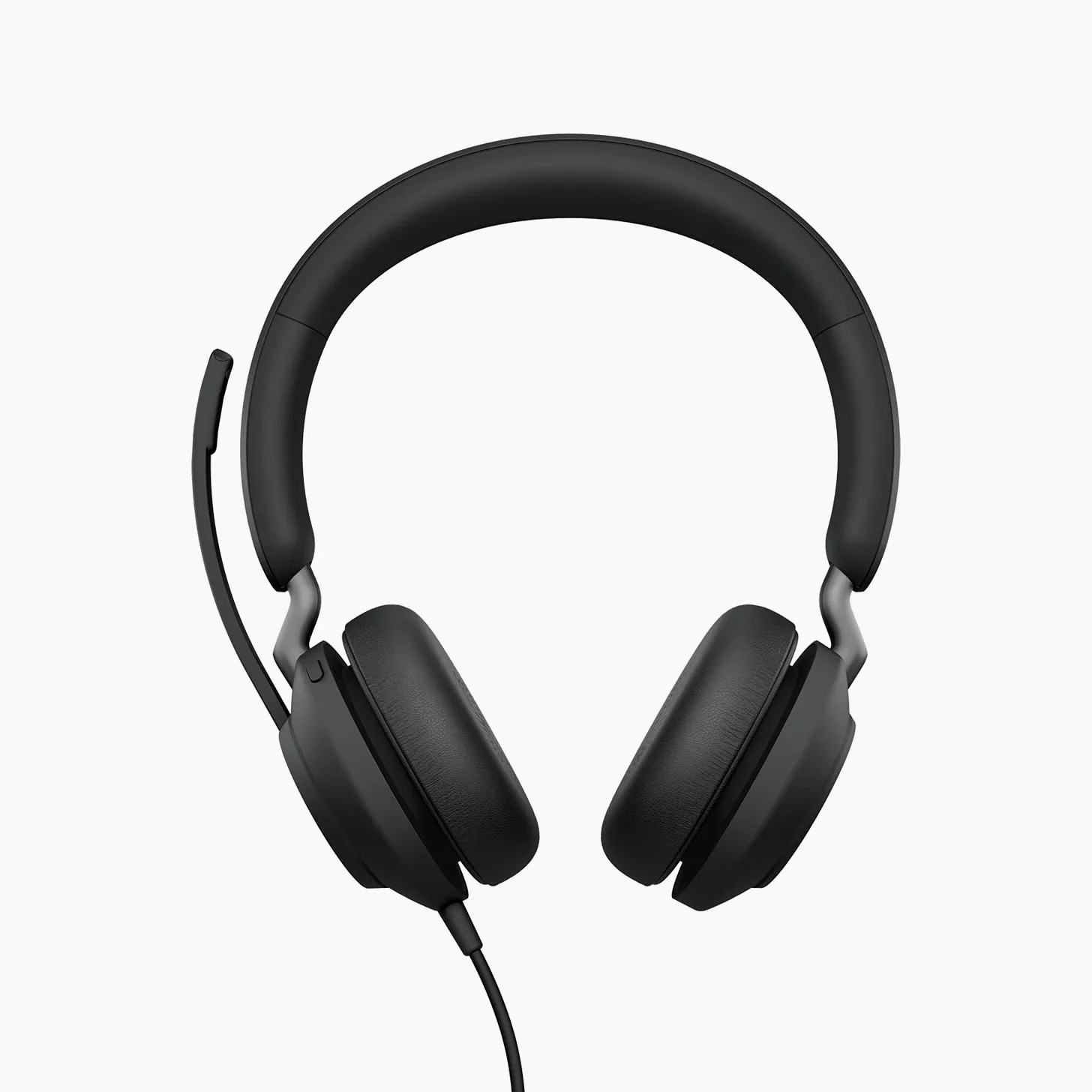 Jabra Evolve2 40 SE Kabelgebundenes Stereo-Headset mit Geräuschunterdrückung, Mikrofon und USB-C/A-Kabel - MS Teams-Zertifiziert, kompatibel mit Allen Anderen Plattformen - Schwarz