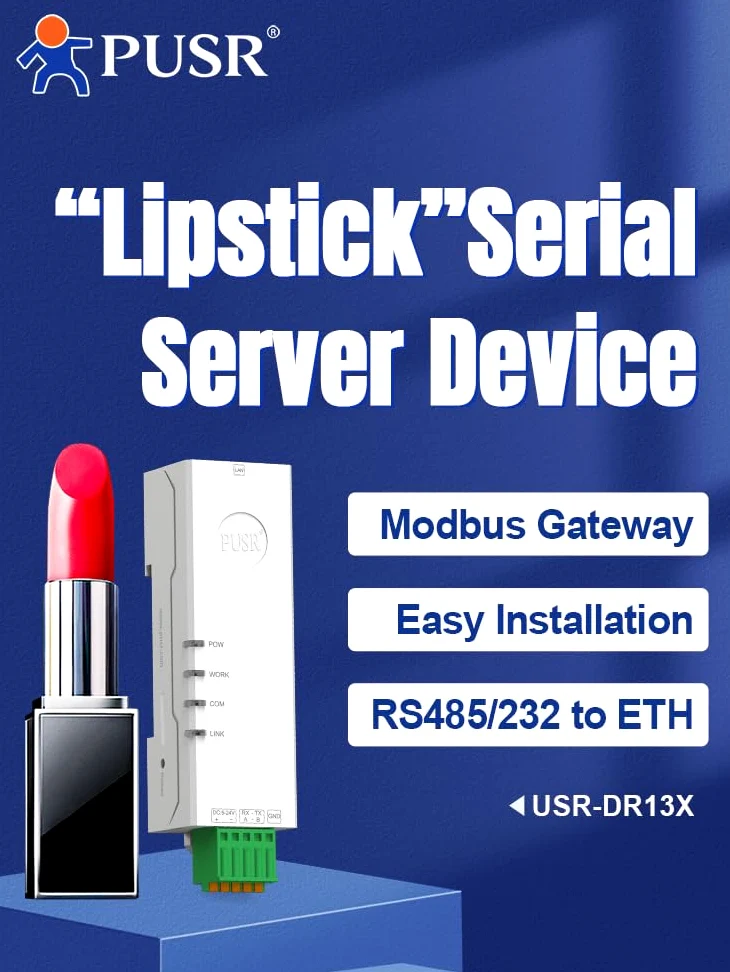 USR-DR134 Konwerter RS485 na Ethernet Modbus RTU Gateway TCP