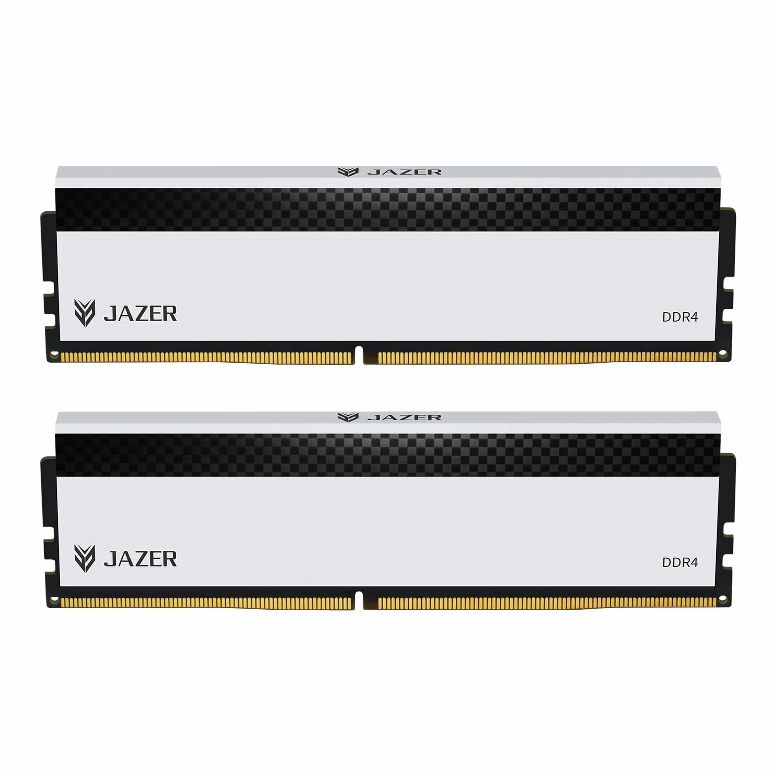 JAZER DDR4 RAM 32GB (2x16GB) 3200MHz Desktop Hochleistungs Memory | CL18, XMP 2.0 Übertaktung, 1.35V UDIMM Arbeitsspeicher,Weiß