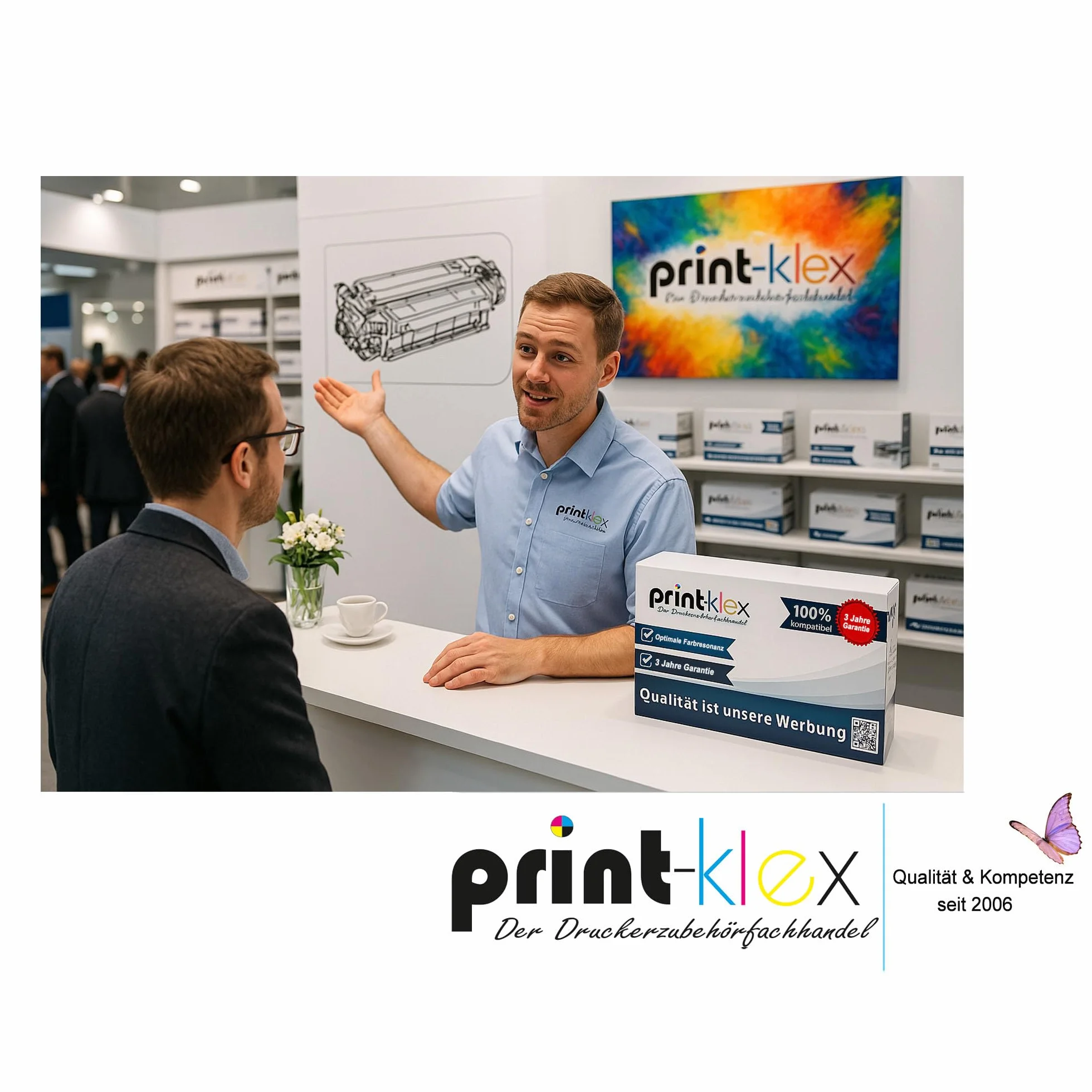 Print-Klex Trommeleinheit kompatibel für HP Color Laser MFP 170 Series Color Laser MFP 178 nw Color Laser MFP 178 nwg W1120 A 120A W1120A W 1120A Drum Trommel - Office Pro Serie