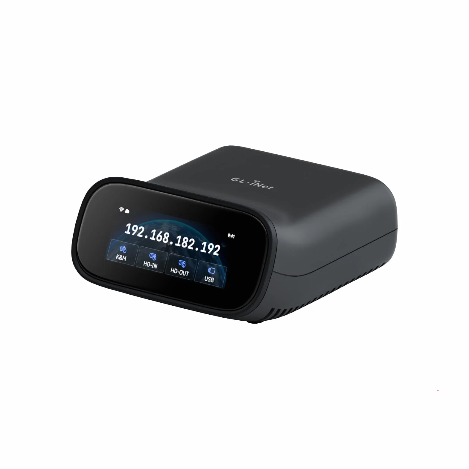 GL.iNet Comet Pro (GL-RM10) Remote KVM über Wi-Fi 6: 4K@30fps Passthrough, Touchscreen, 32GB eMMC, Tailscale Fernzugriff & ATX/SwitchBot-Steuerung für Notfallwiederherstellung, Ideal für Home Office