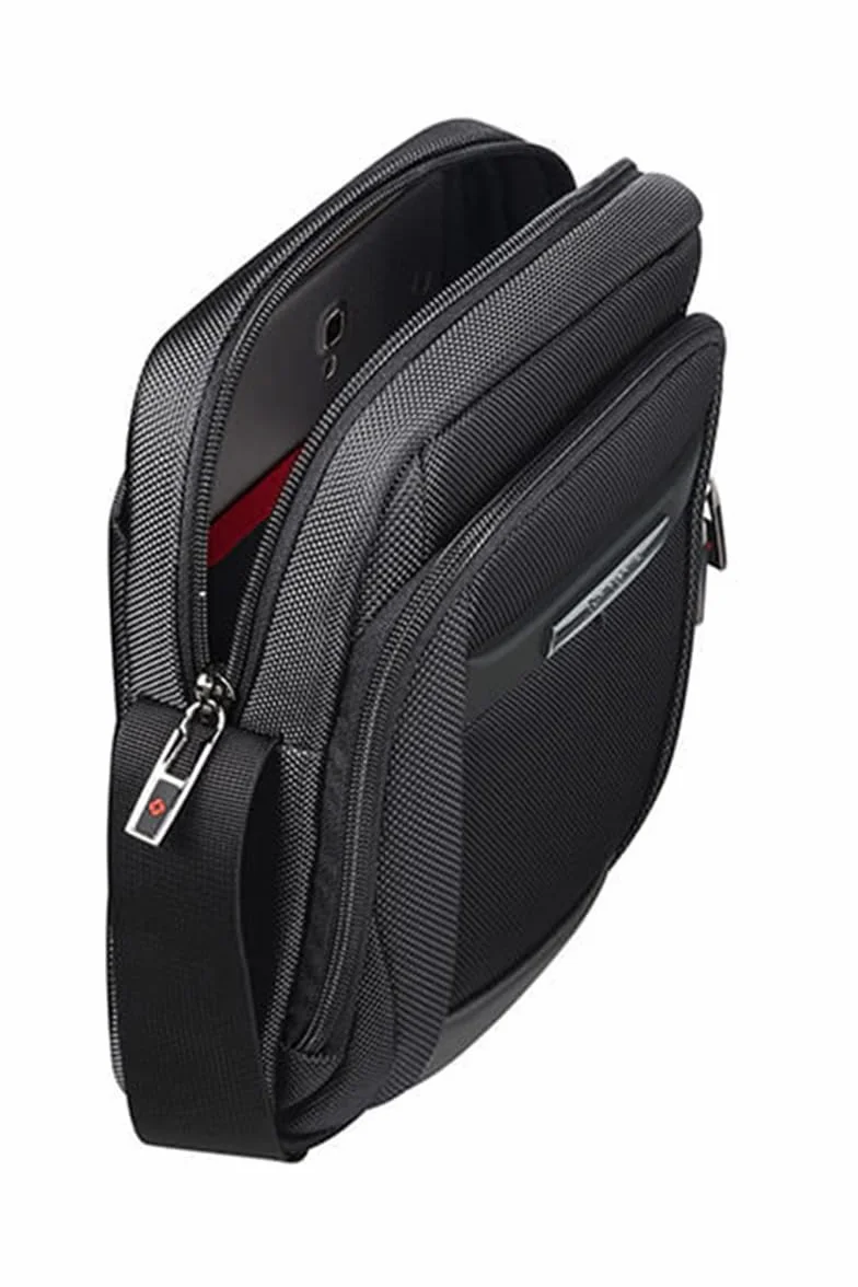 Samsonite Pro-DLX 5 - 7.9 Zoll Umhängetasche für Tablet, 23 cm, 3 L, Schwarz (Black)
