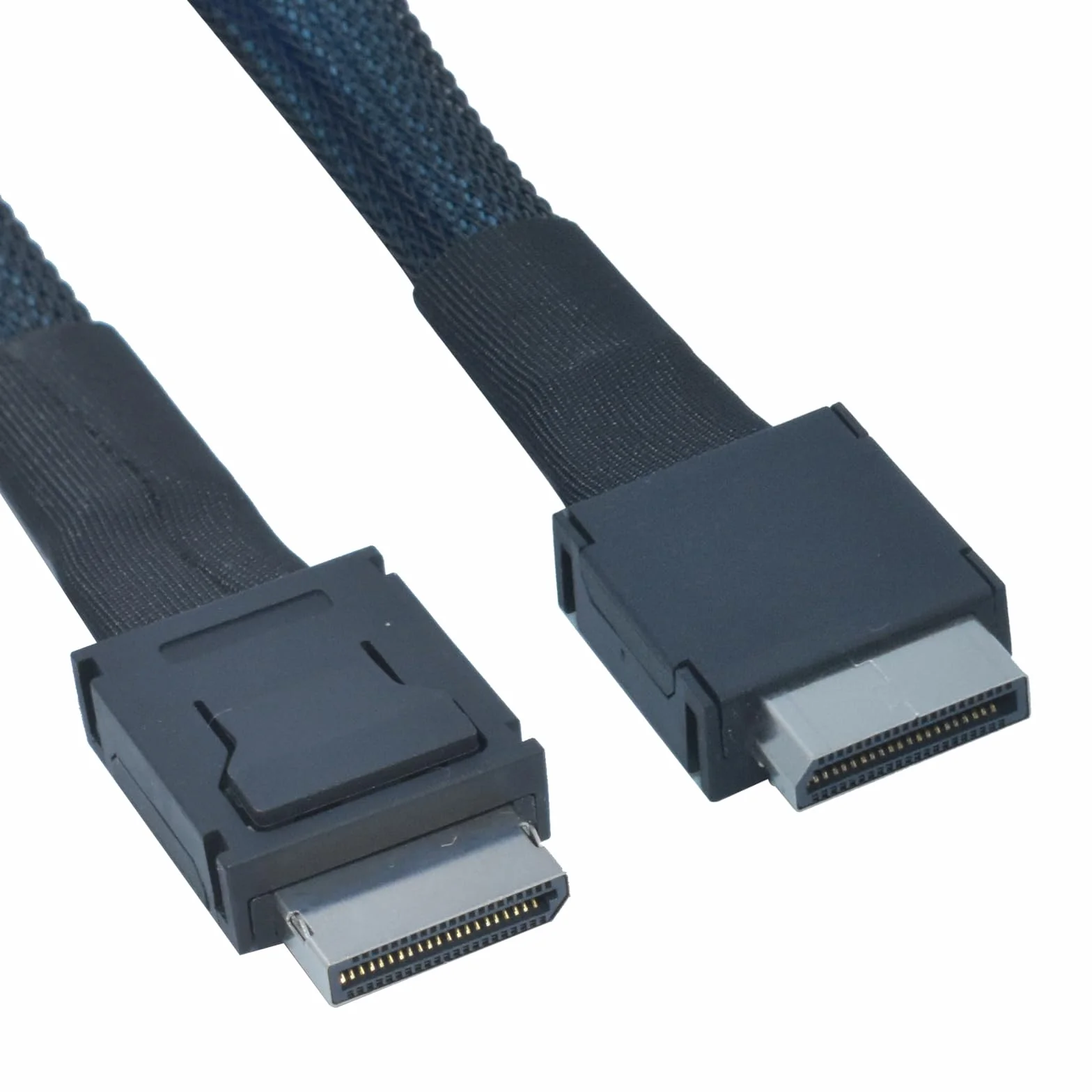 Oculink Kabel PCIe 4.0 SFF-8611 4i Stecker Verlängerungskabel für Oculink eGPU onexGPU Mini PC SSD 3,3 Fuß (100cm)