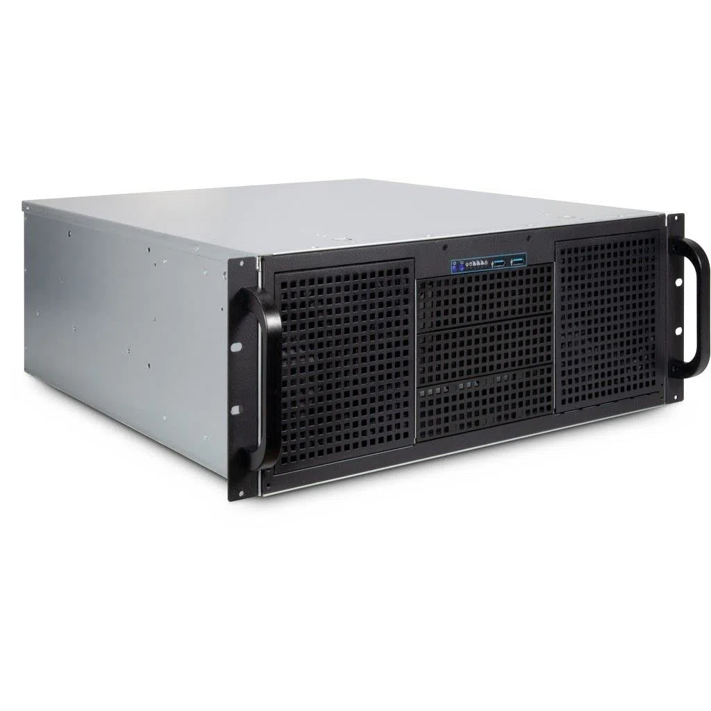 InteR-Tech 4u 40248 Supporto Nero, Grigio - Rack-Monterb