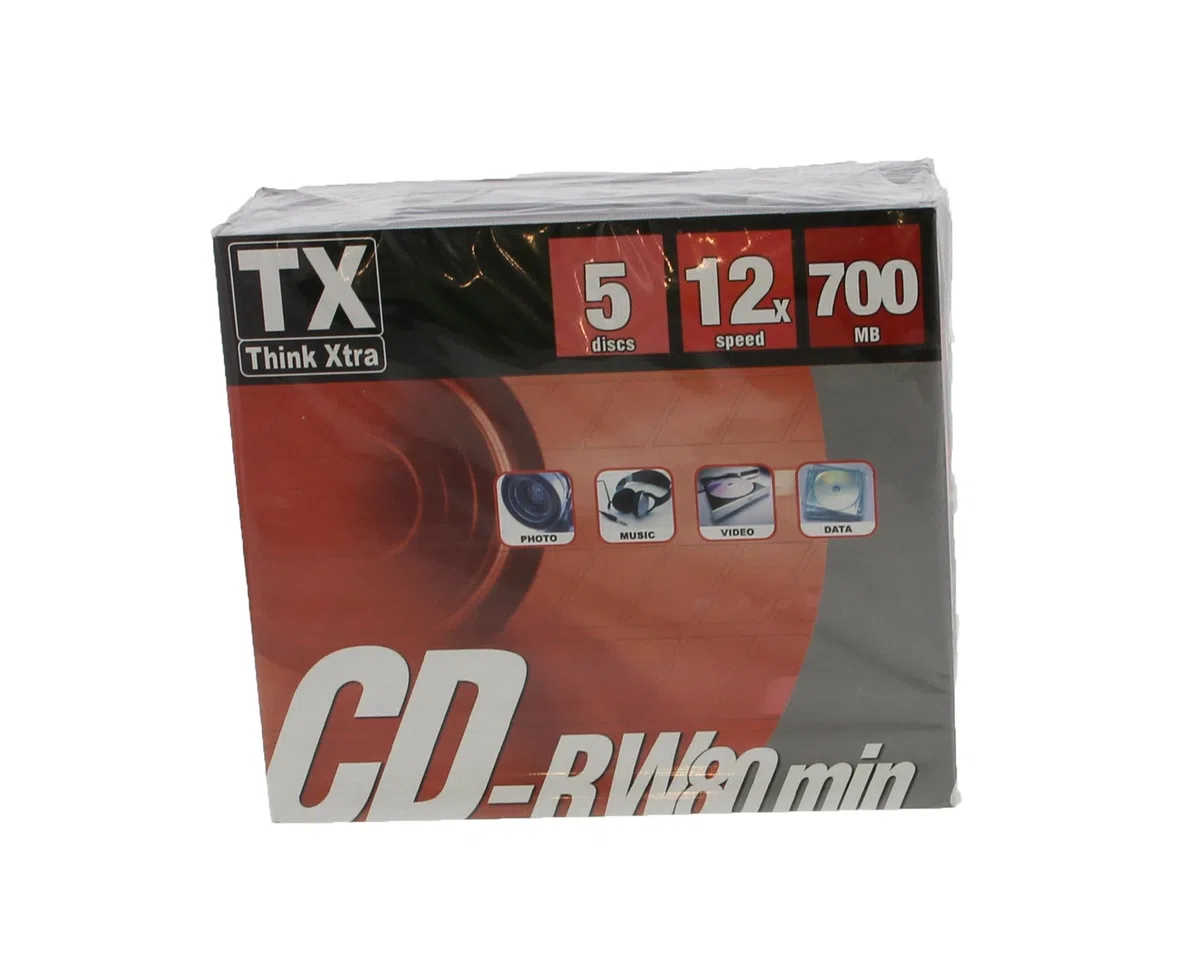 CD-RW 80 700 MB – Lot de 5