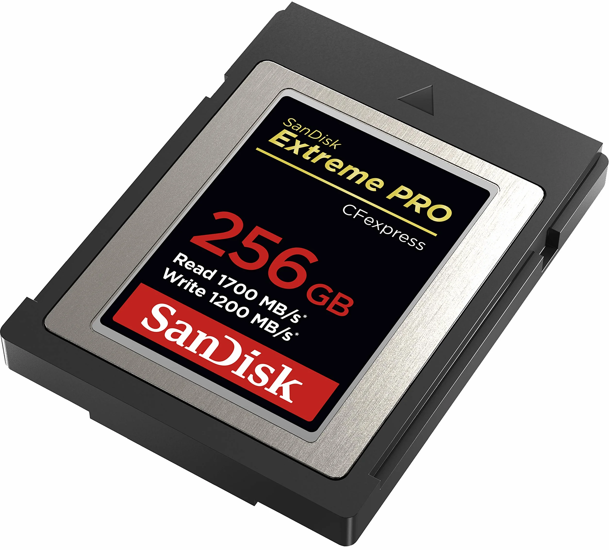 SANDISK Extreme Pro CFexpress-Speicherkarte Typ B 256 GB (1.700 MB/s Lesen, 1.200 MB/s Schreiben, RescuePRO Deluxe, ruckelfreie RAW Videos, 4K, XQD Kompatibilität)