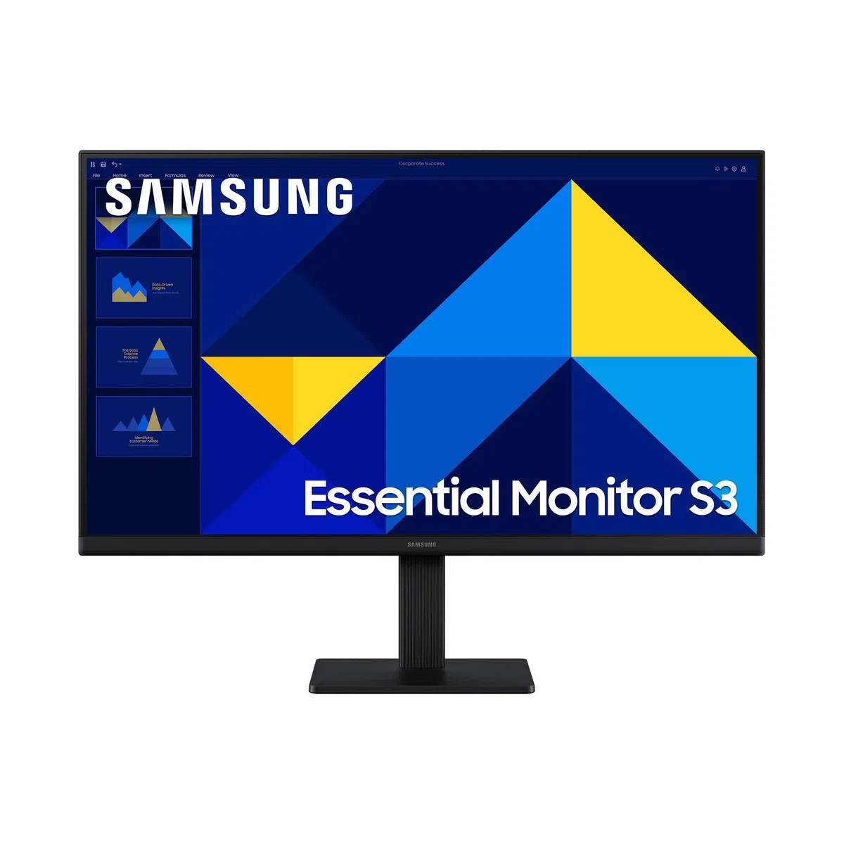 Samsung 27 Zoll Essential S3 S30GD Full HD 1080p PC-Monitor, 100 Hz, IPS-Panel, Game Mode