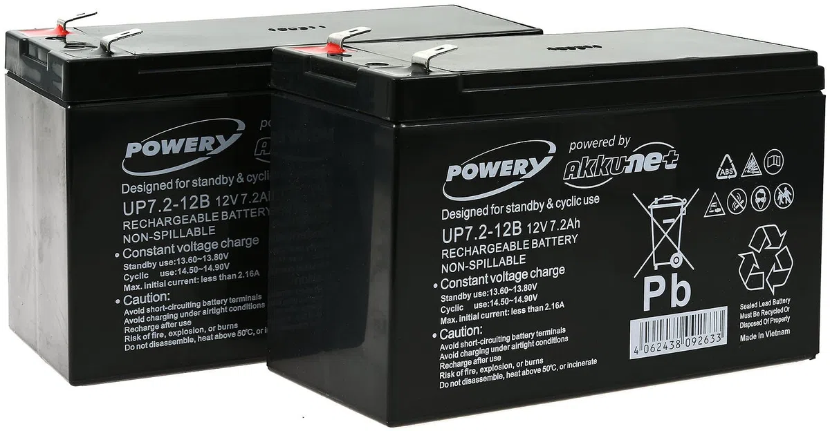 akku-net Blei-Gel-Akku für USV APC Smart-UPS SMT750I, 12V, Lead-Acid