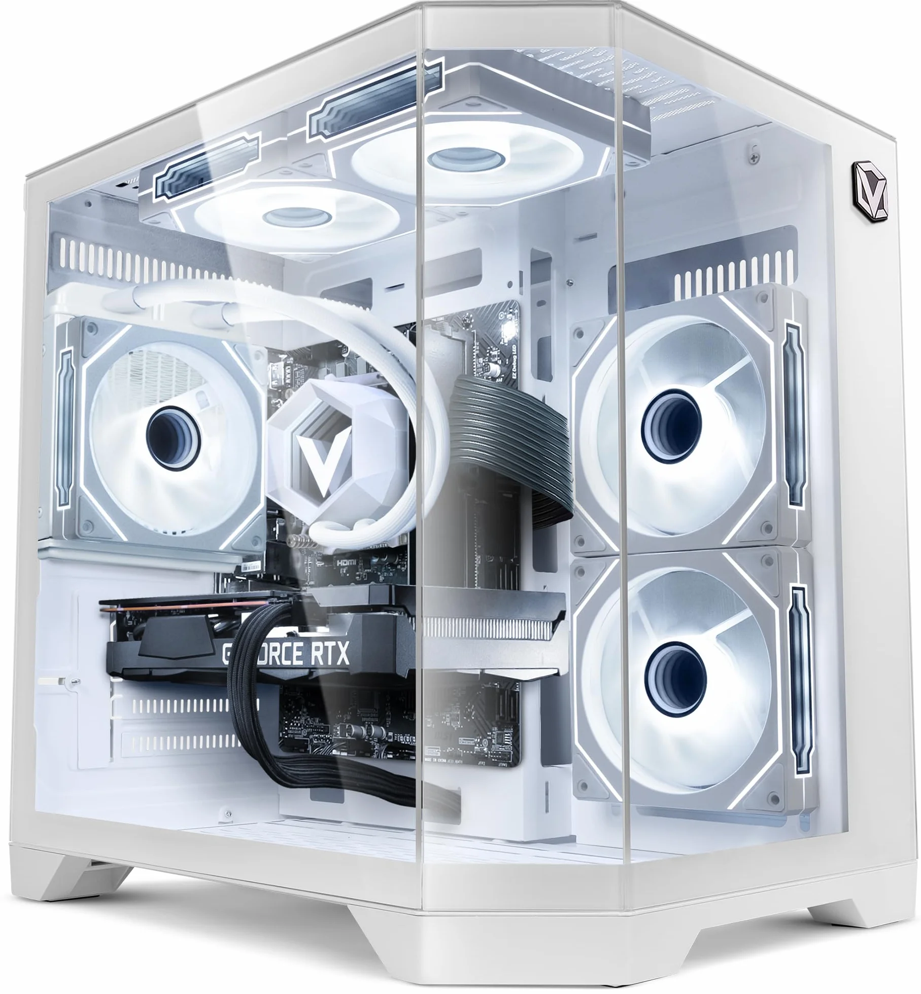Vibox IV-622 Gaming PC • AMD Ryzen 7 5700X 8-Kern • AMD Radeon RX 9060 XT 16GB • 16GB RAM • 1TB SSD • Windows 11 • WLAN 6 + Bluetooth 5.4