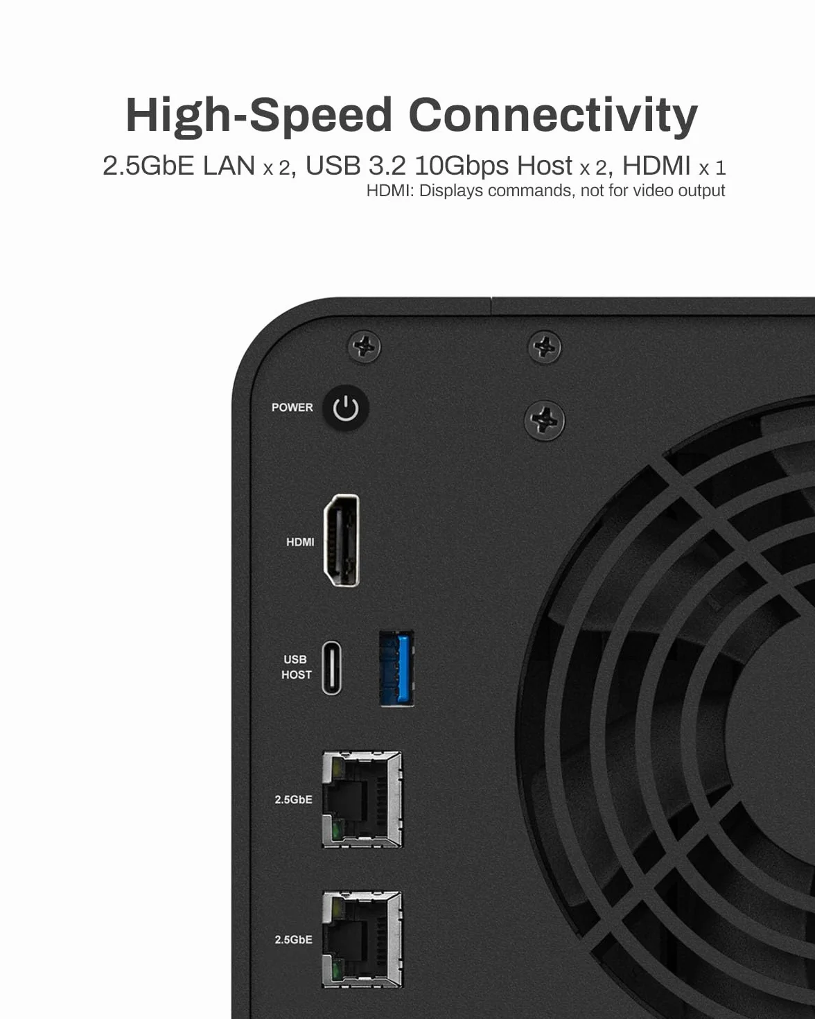 TERRAMASTER F4-424 Pro NAS Speicher - 4Bay Core i3-N305 8-Core 8-Thread CPU, 32GB DDR5 RAM, 2.5GbE Port x 2, Network Attached Storage Spitzenleistung für Unternehmen (Diskless)