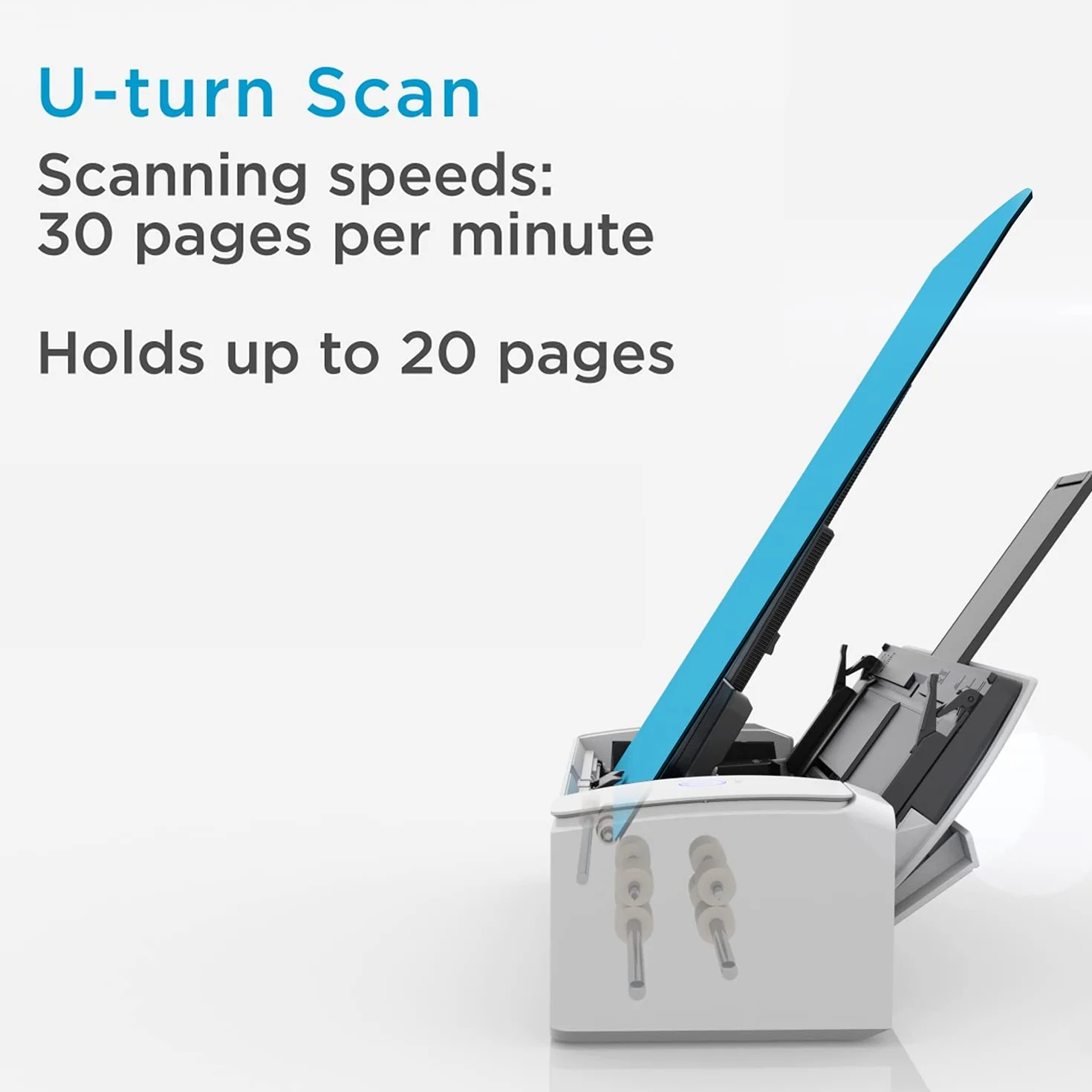 ScanSnap iX1300 LED Desktop Scanner - 30ppm/60ipm A4 Duplex, Dual-Path, ADF, Wi-Fi USB3.2