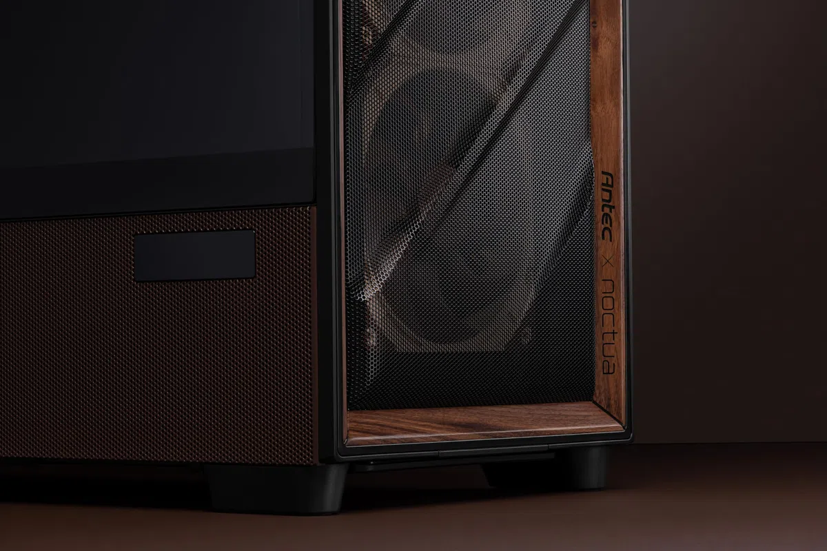 Antec Flux Pro Noctua Edition ultraleises PC-Gehäuse (Schwarz, Braun)
