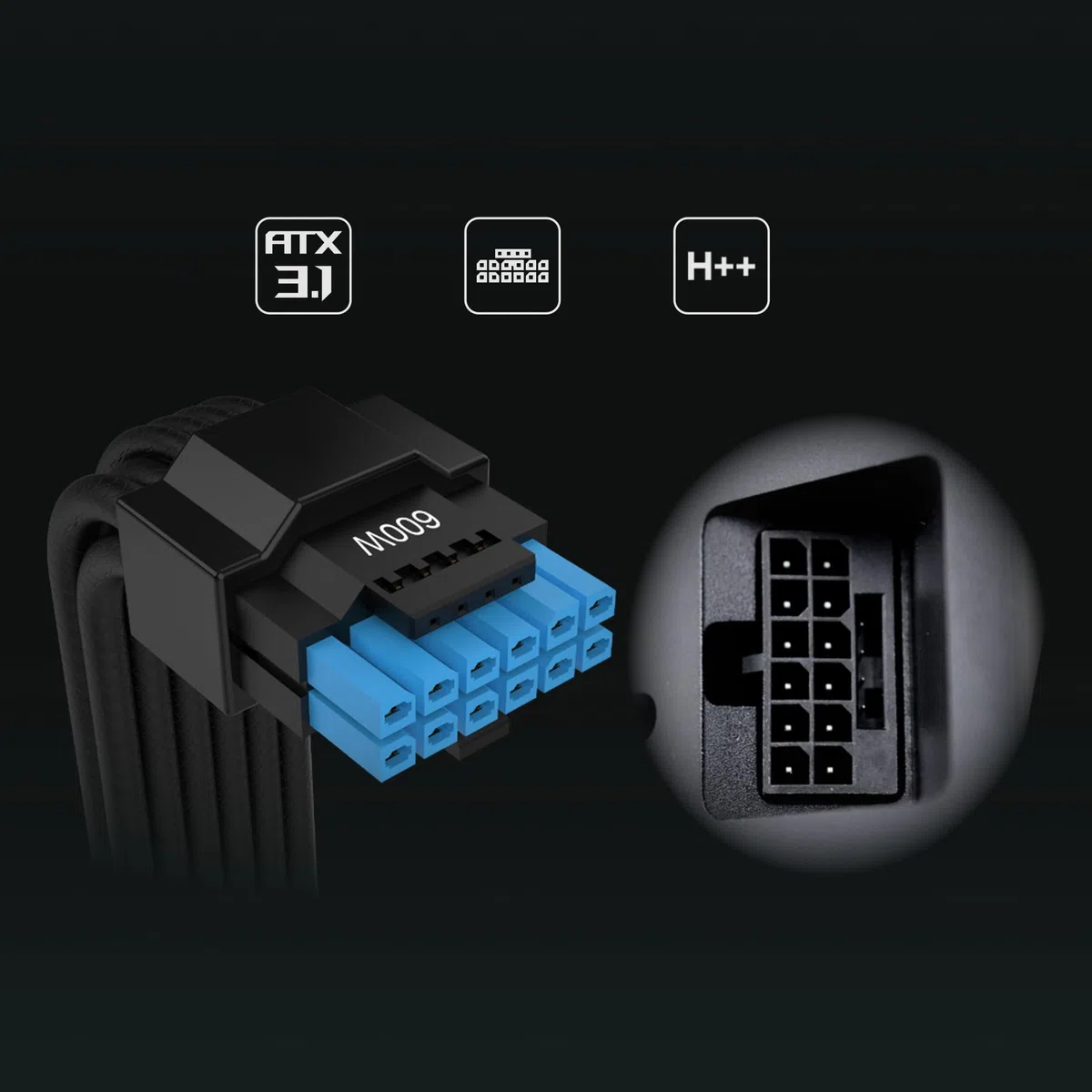 Lian Li SX0850P Netzteil – 850 W Weiß | 80 Plus Platinum Effizienz, Vollmodulare abnehmbare Kabel, ATX 3.1 & PCIe 5.1, Modernes & Leises Gaming-PC PSU