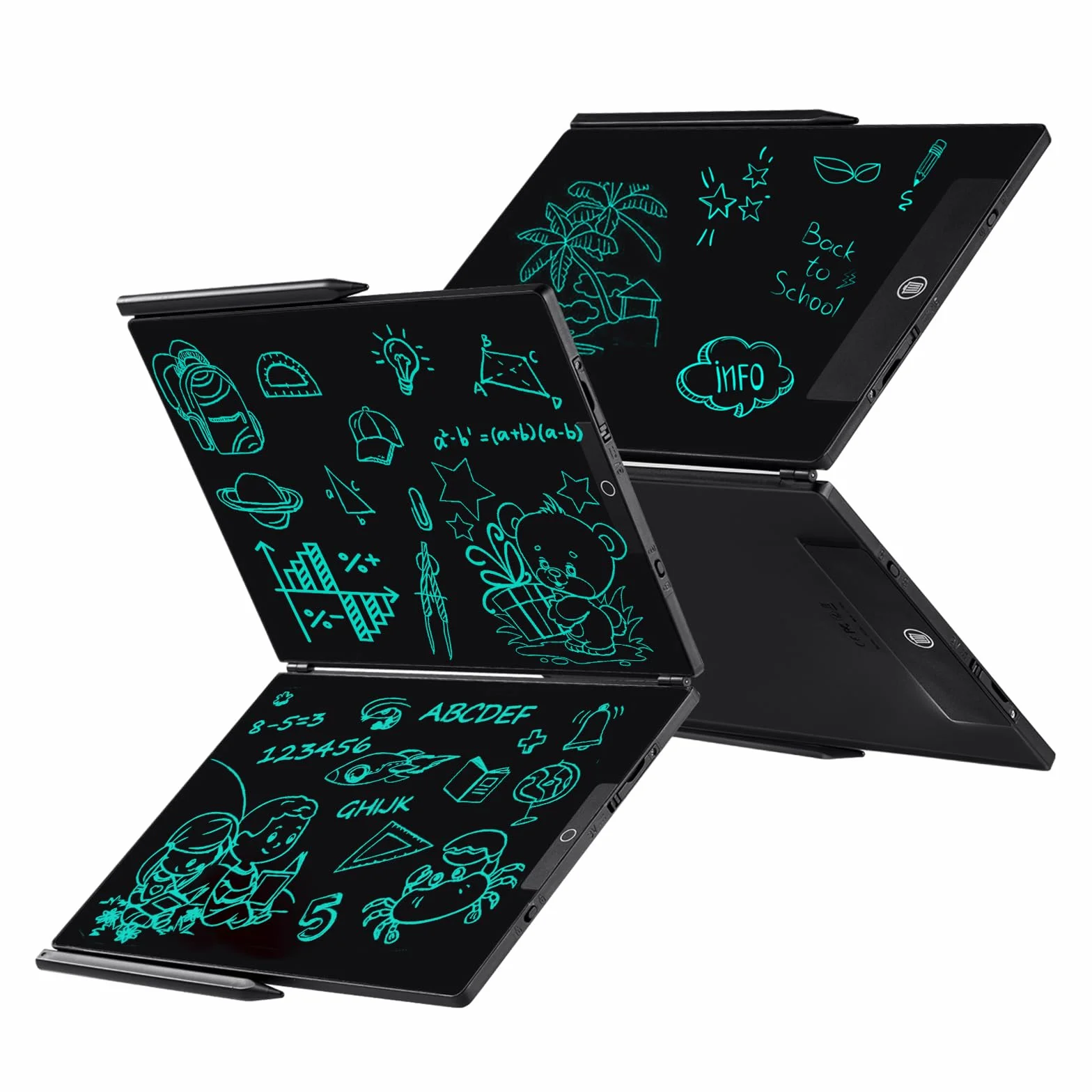 Czemo LCD Schreibtafel Erwachsene 14.3 Zoll Wiederverwendbar Digitales Zeichenbrett 0.5mm Monochromlinien