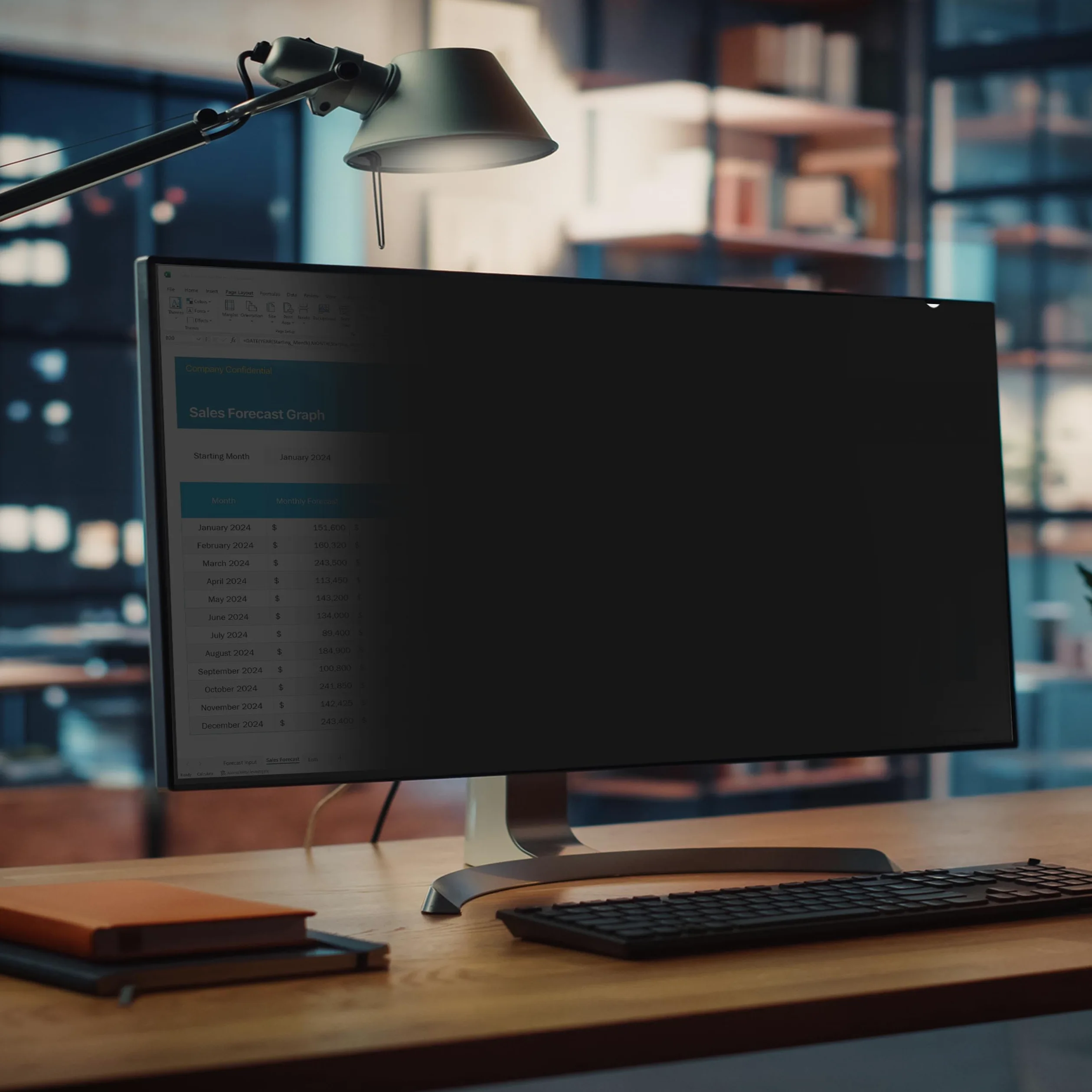 StarTech.com Monitor Blickschutzfolie für Dell P3424WE Curved 21:9, Bildschirm Sichtschutzfolie/Blaulichtfilter, TAA-konform