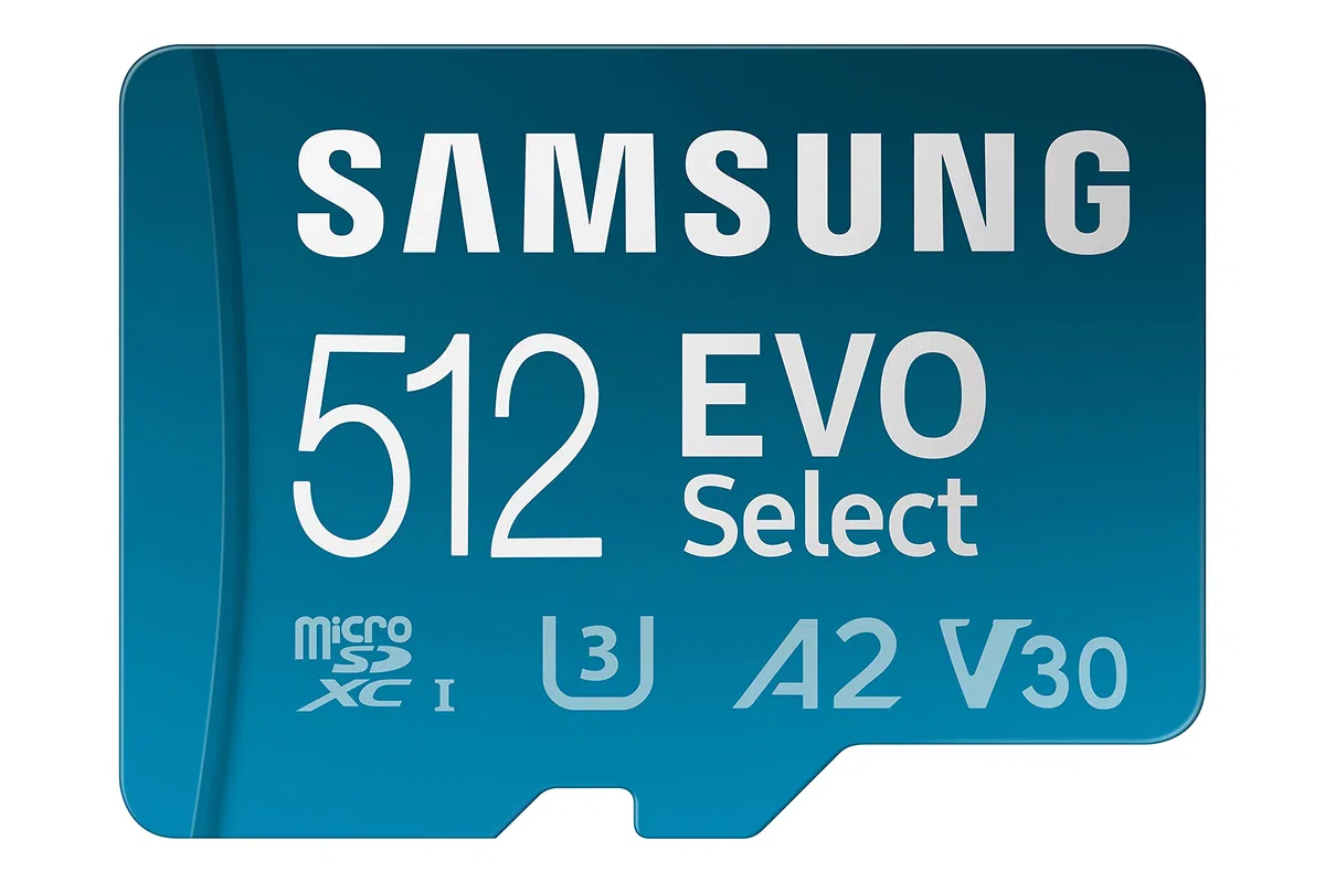 Samsung EVO Select 2024 microSD-Karte 512 GB UHS-I U3 160 MB/s Lesen 4K UHD