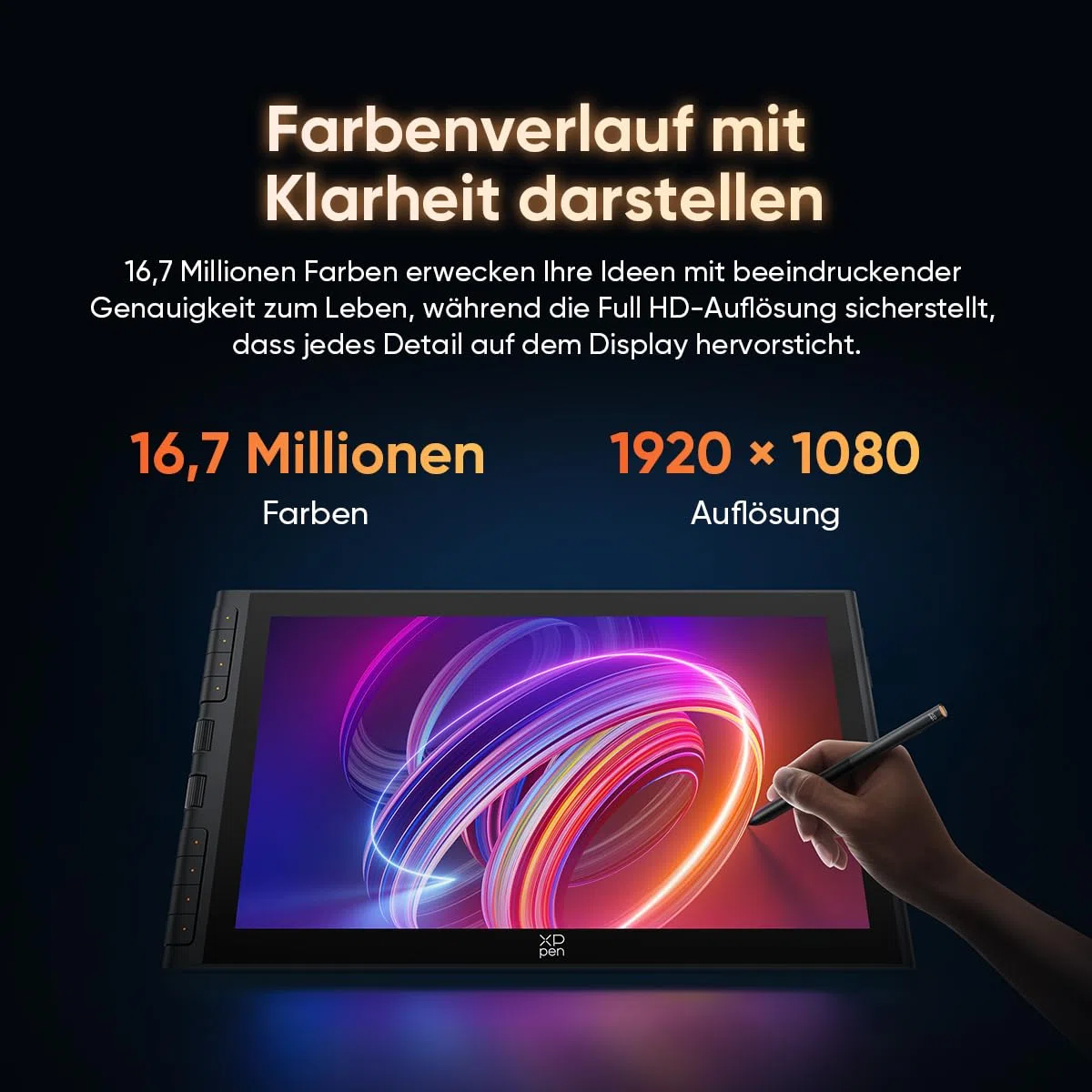 XPPen Artist 16 3rd Graphic Drawing Tablet with Screen