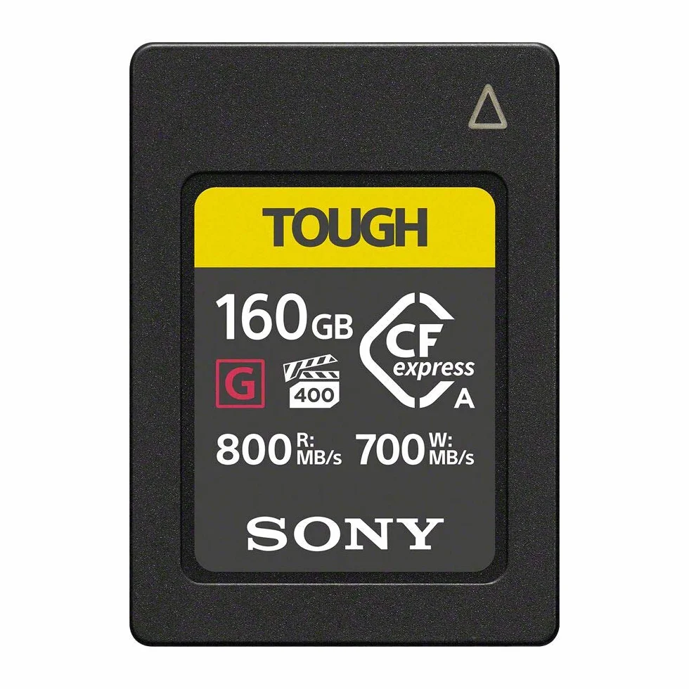 Sony CEA-G160T Compact Flash Express Speicherkarte (160GB, Typ A, 800 MB/s Lesen, 700 MB/s Schreiben), Schwarz