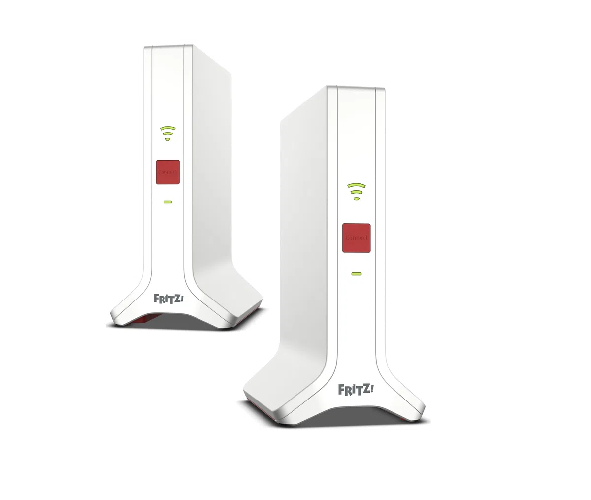 Fritz!Mesh Set 4200 2er-Set (2X Fritz!Repeater, ideal für Internetrouter oder Glasfasermodem (ONT), WLAN-Abdeckung für 3-5 Räume, Triband Wi-Fi 6 mit bis zu 4.200 MBit/s, deutschsprachige Version)