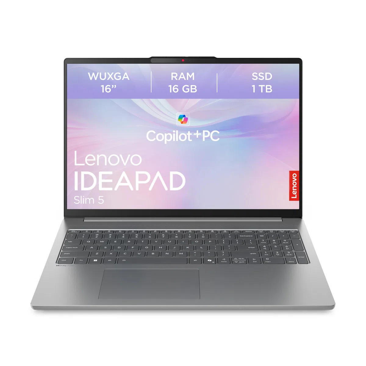Lenovo IdeaPad Slim 5 Laptop 16" WUXGA AMD Ryzen AI 7 350 1TB SSD 16GB RAM AMD Radeon 860M Windows 11 Luna Grau