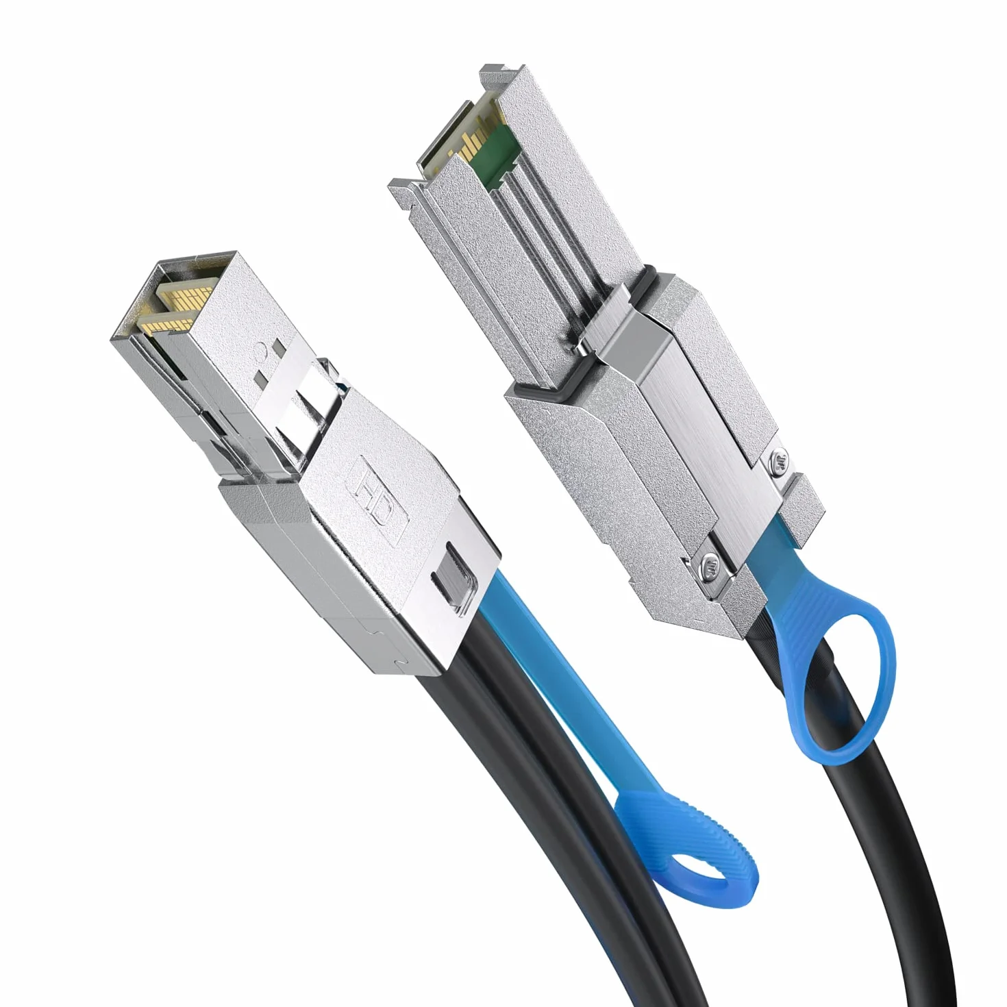 HiFiber Mini SAS SFF-8088 auf SFF-8644 Raid Kabel für HD-Datenserver mit hoher Packungsdichte, 6 Gbps, 2 meter (6.6ft)