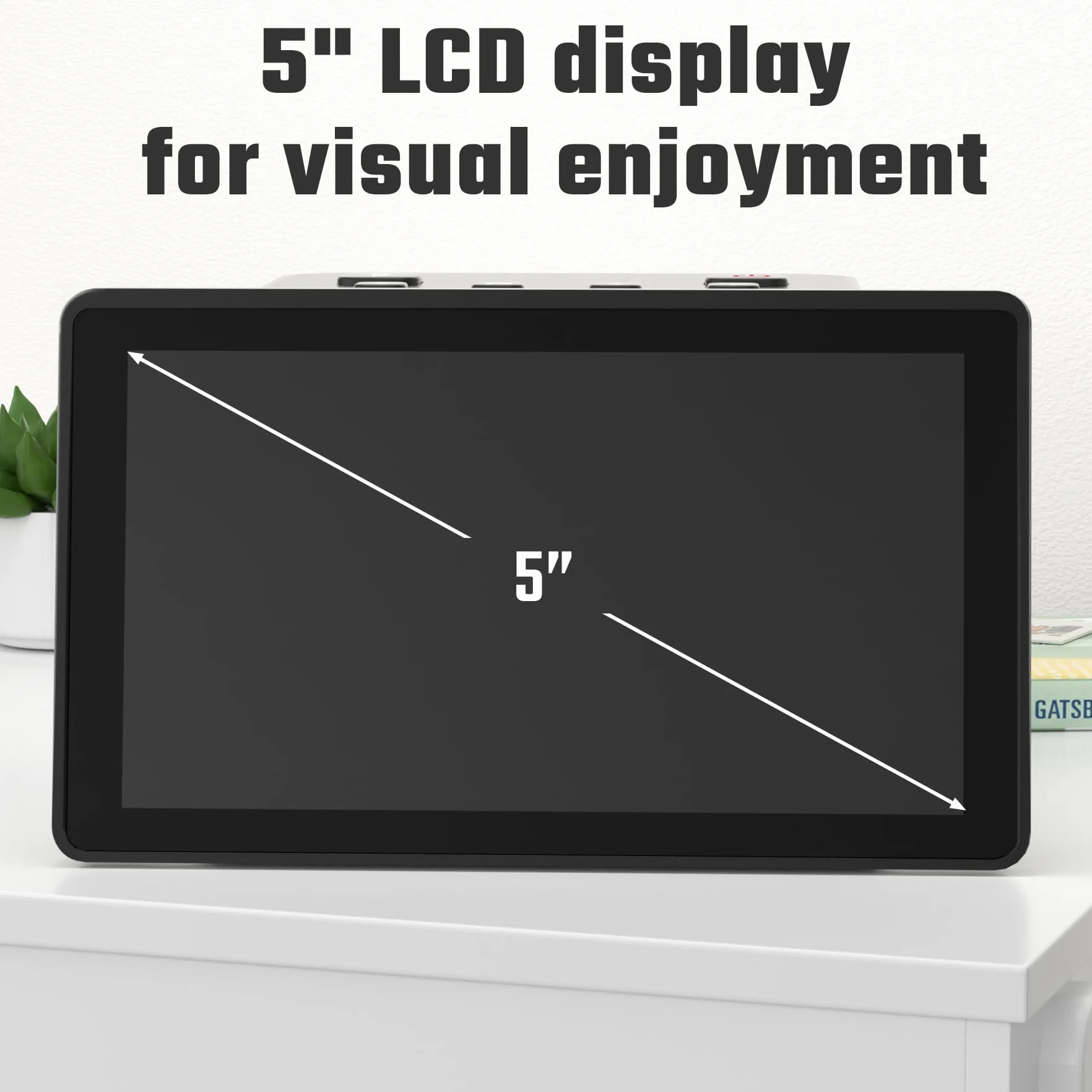 Digitaler Film- und Diascanner mit großem 5-Zoll-LCD-Display, Negativscanner und Dia Scanner zum Digitalisieren, konvertiert 135, 126 KPK, 110 Negative und Super 8-Film in 22 MP JPEG.